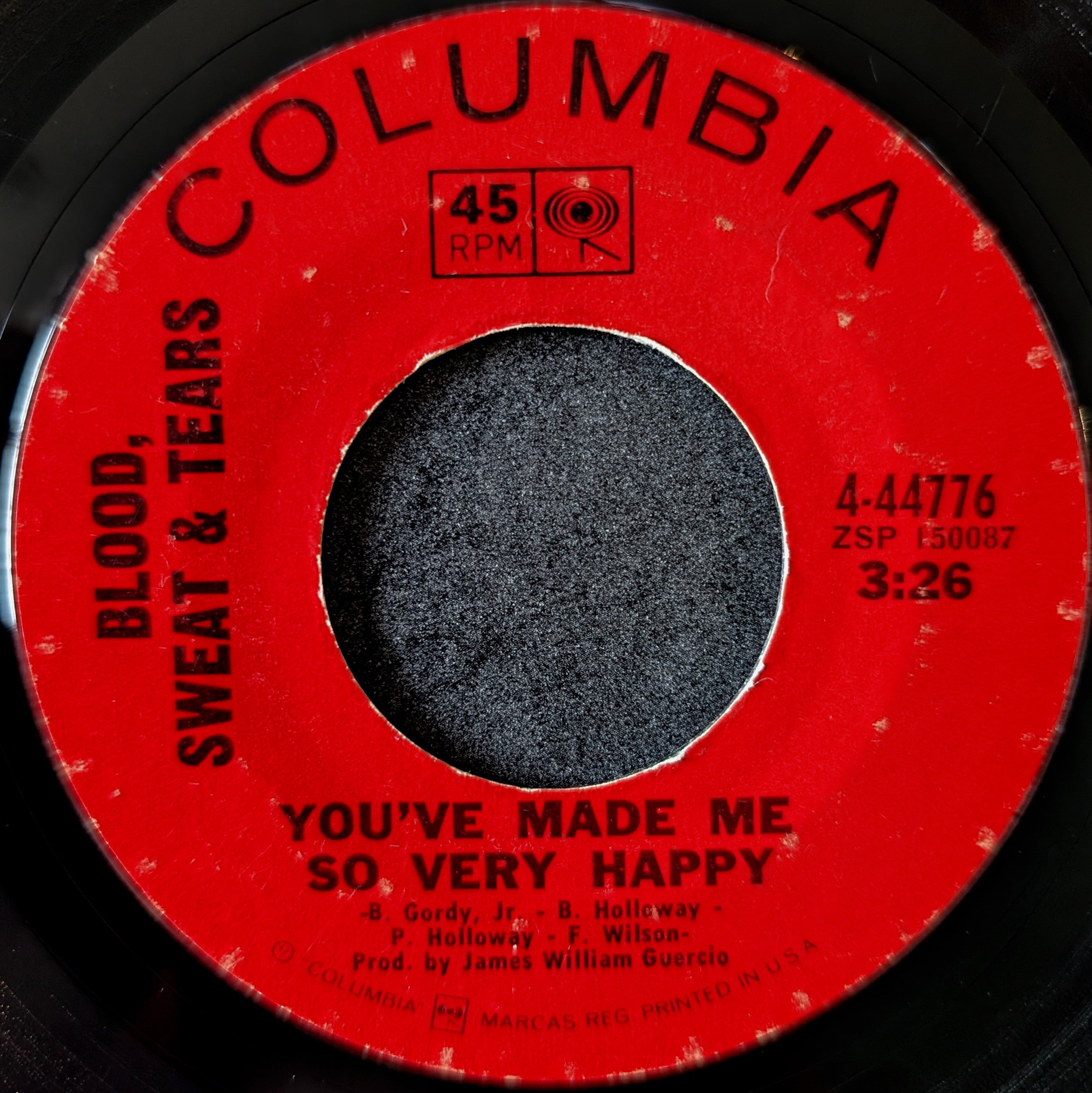 Blood, Sweat & Tears-You've made me so very happy/Blues Part2