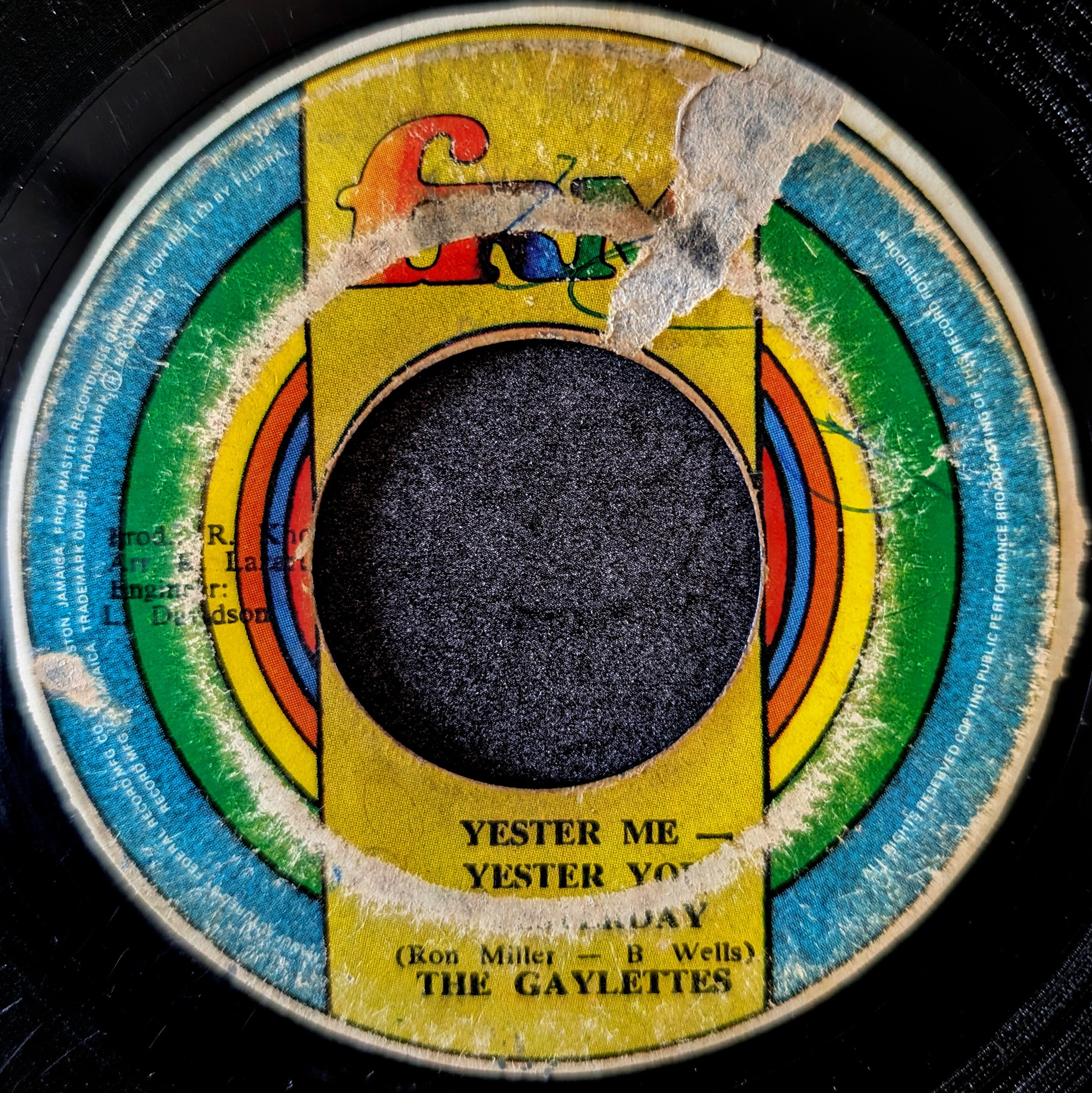 The Gaylettes-Yester me,Yester you yesterday/Grovin'