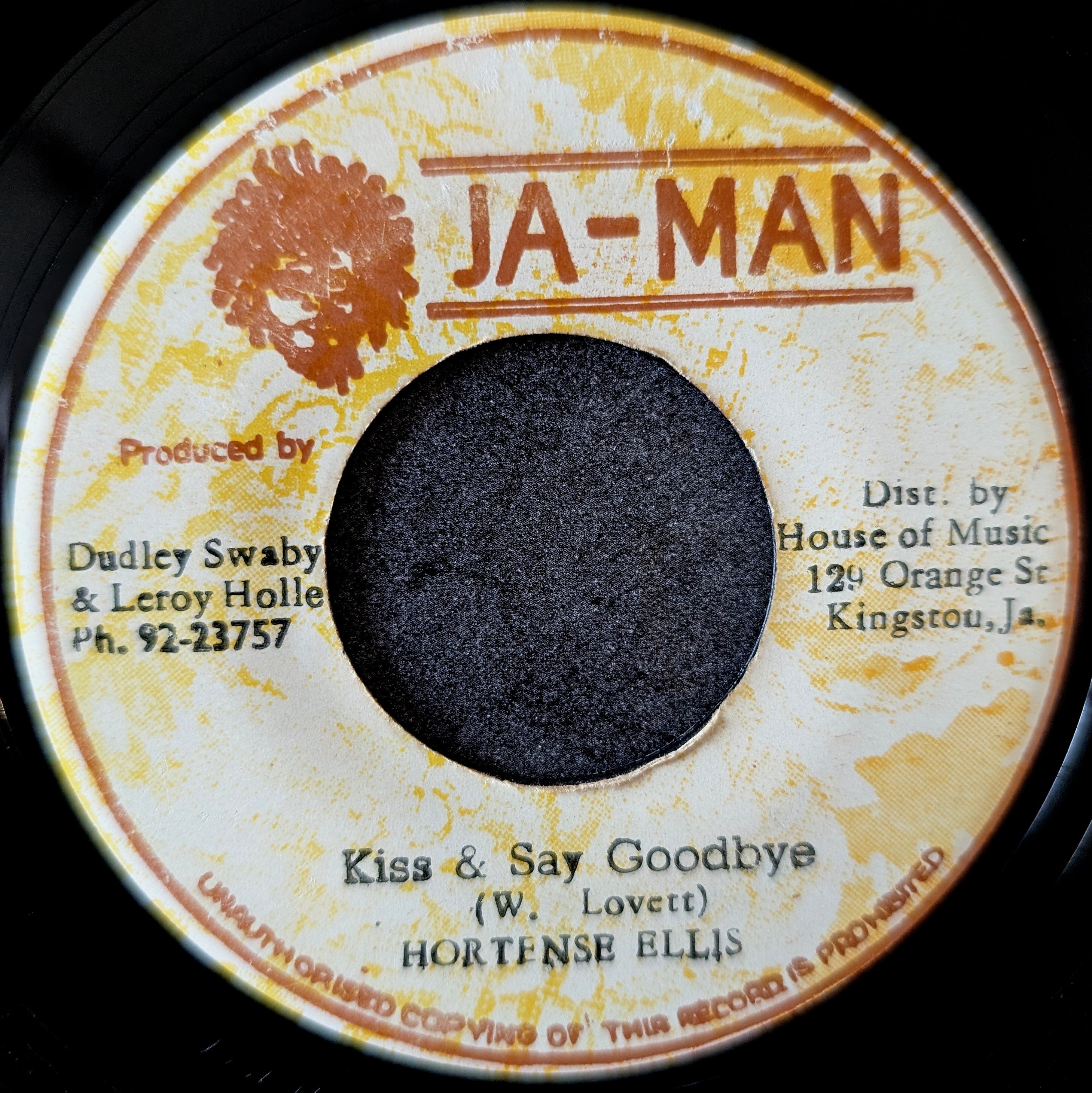 Hortense Ellis-Kiss & Say Goodbye/Version