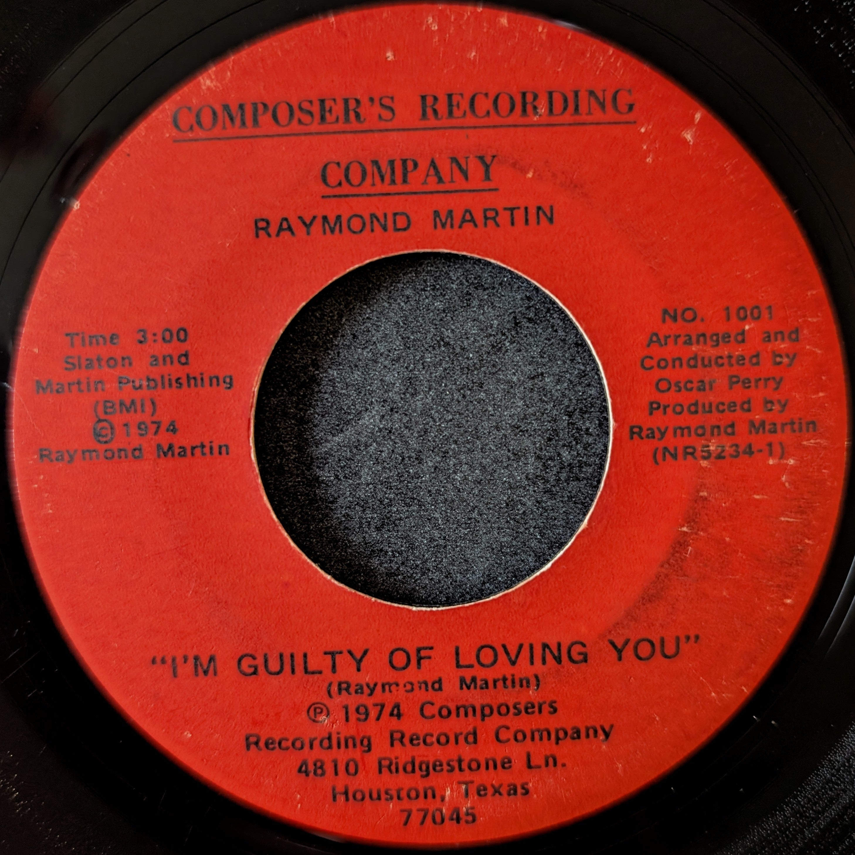Raymond Martin-I'm guilty of loving you/I'm gonna find you