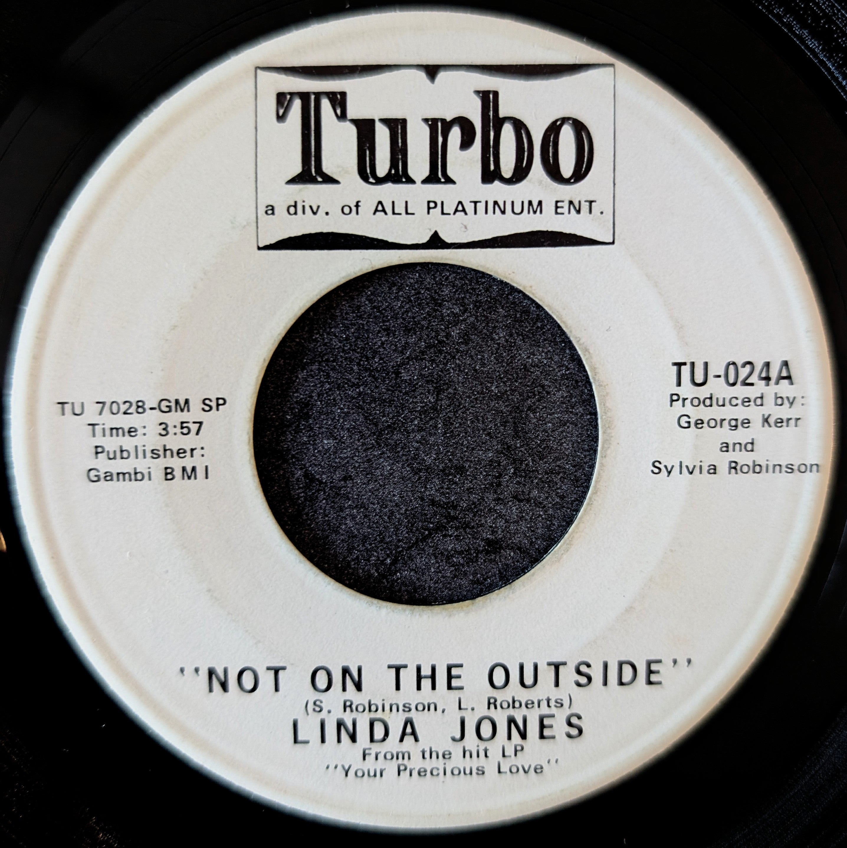 Linda Jones-Not on the outside/Not on the outside
