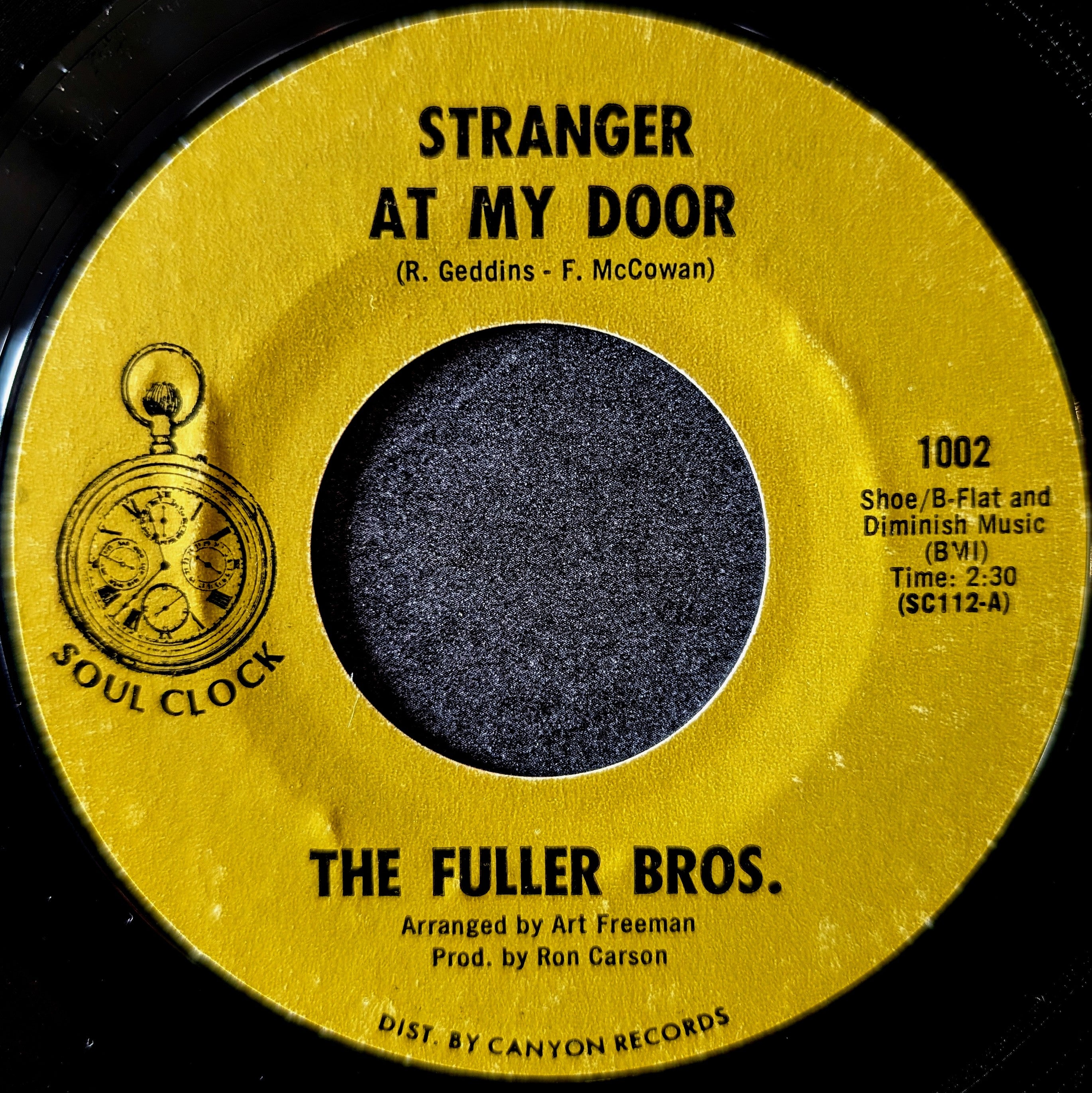 The Fuller Bros.-Stranger at my door/ I want her by my side