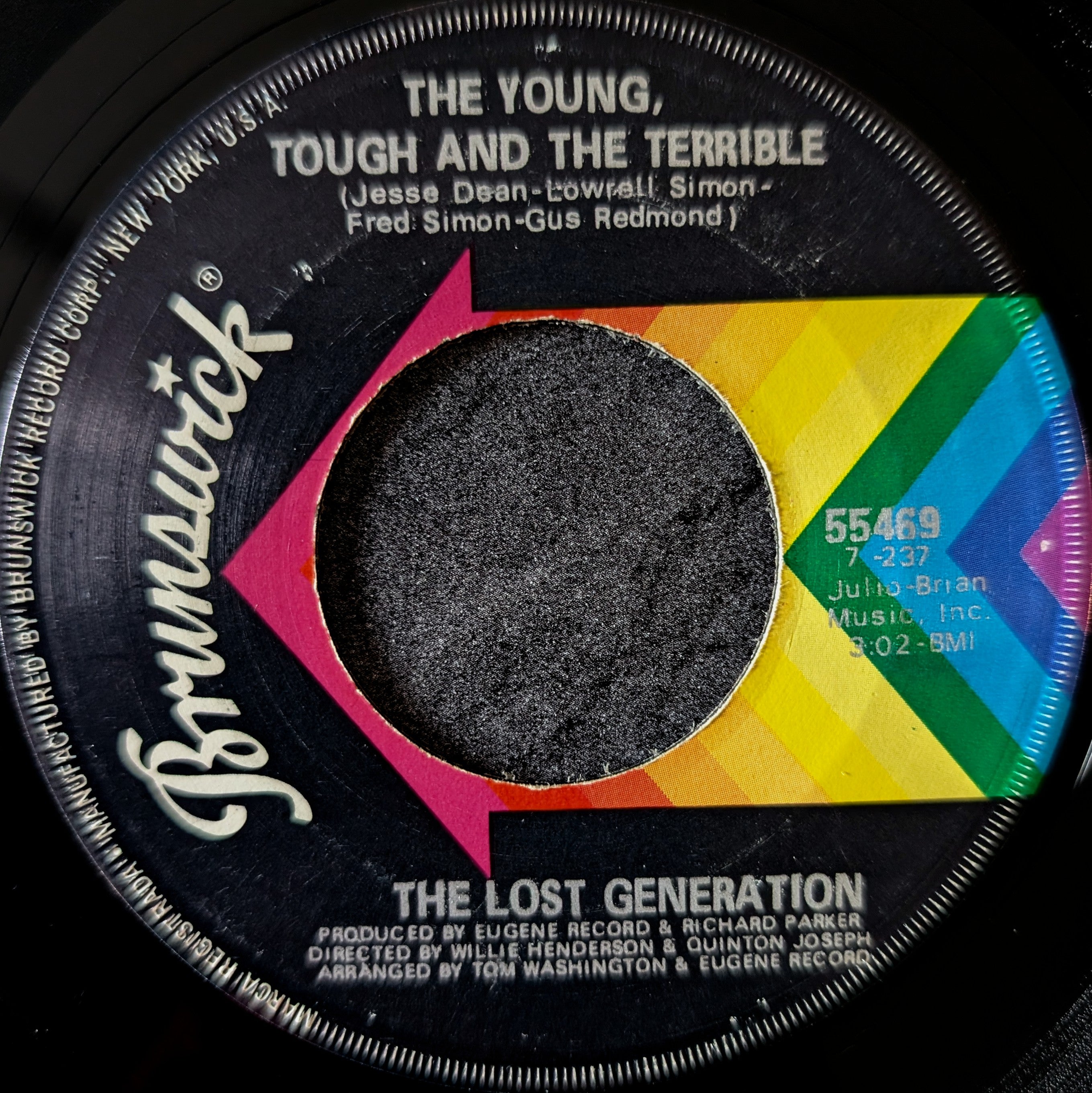The Lost Generation-The young, Tough and The terrible/All in the course of a day