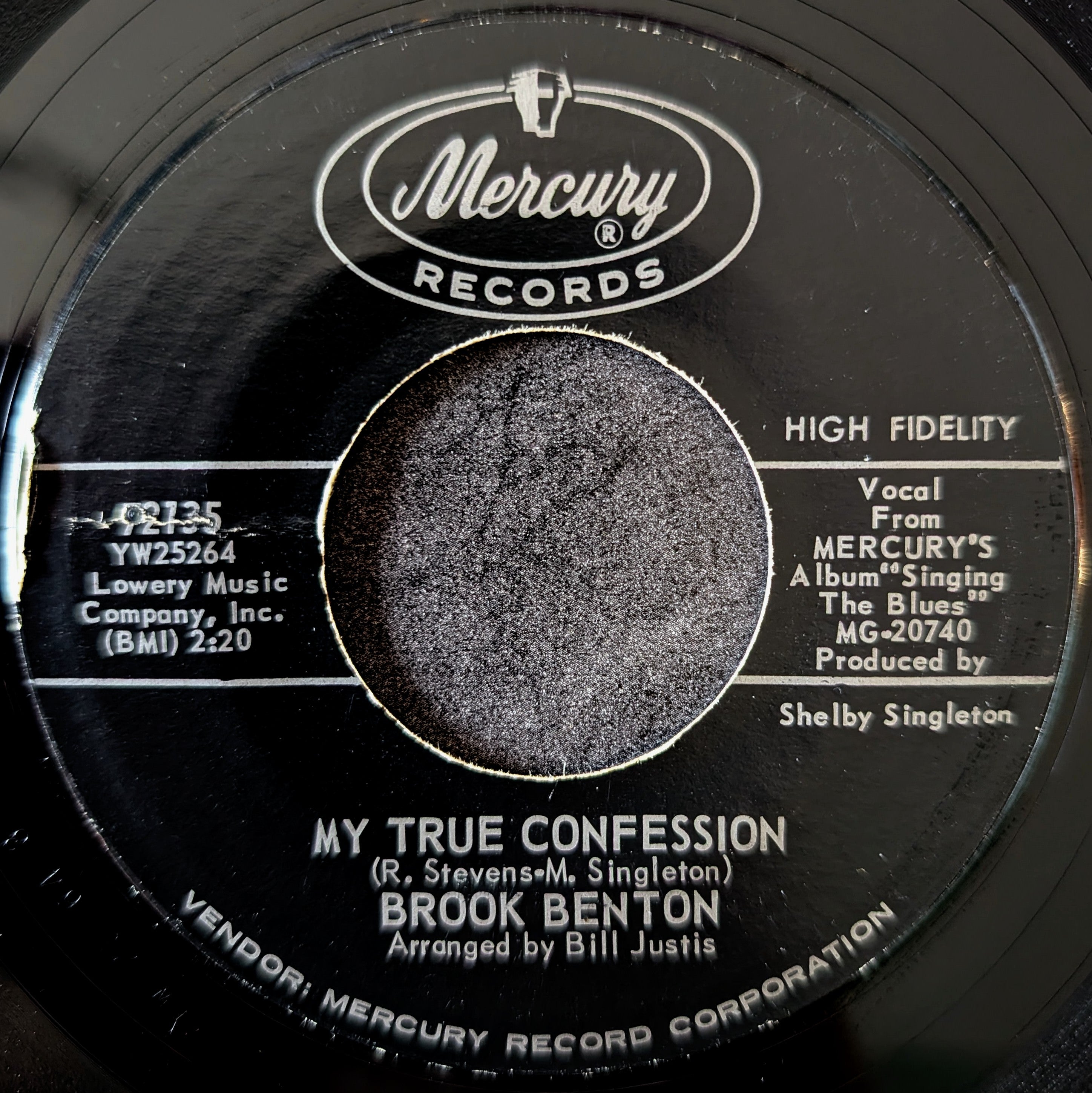 Brook Benton-My true confession/Tender years