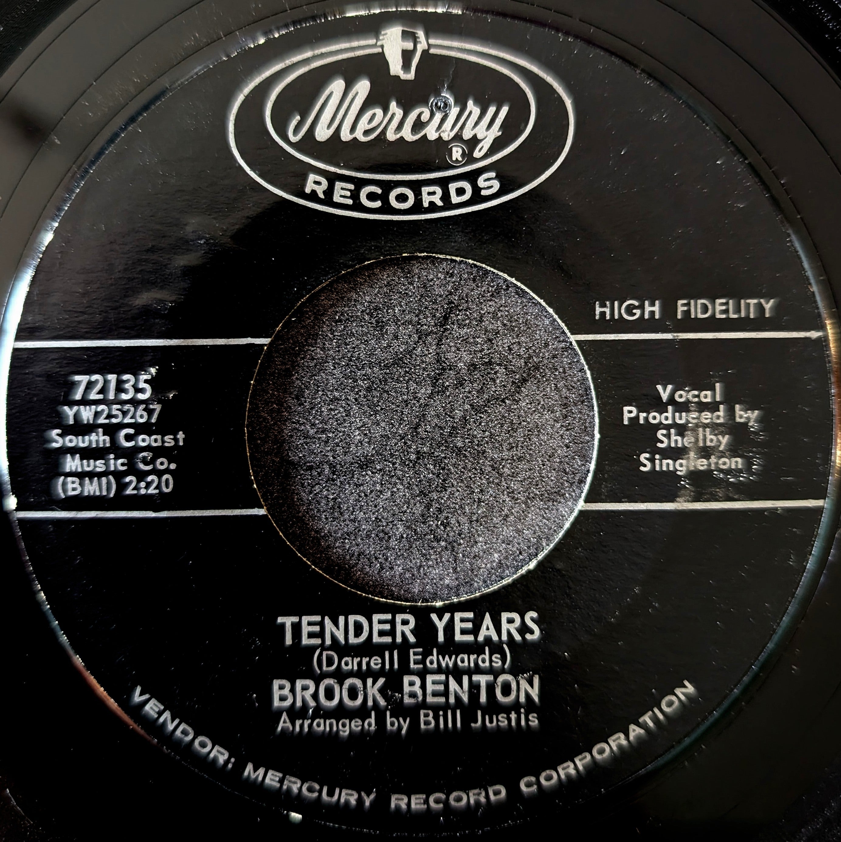 Brook Benton-My true confession/Tender years