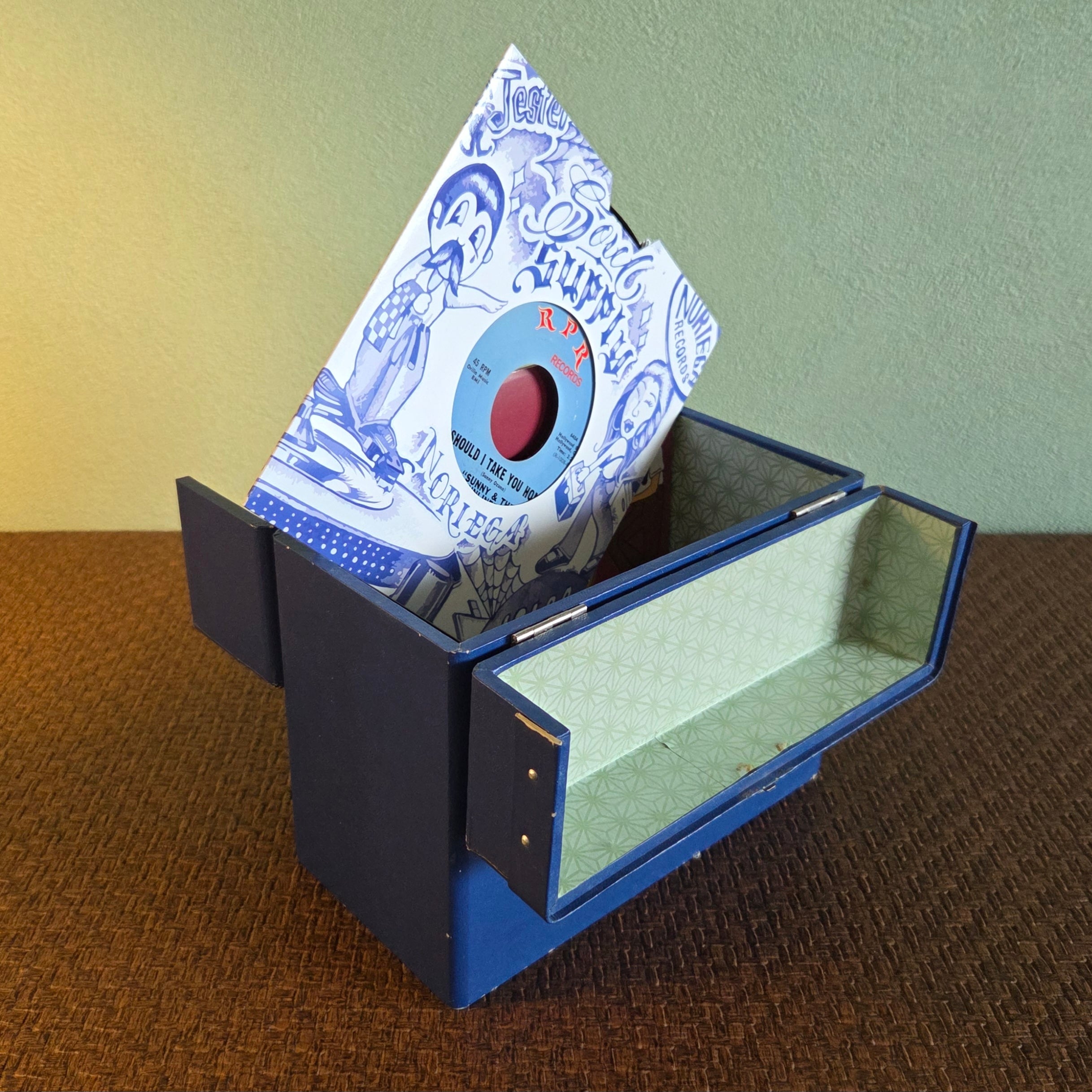 Vintage Record Box【Used】