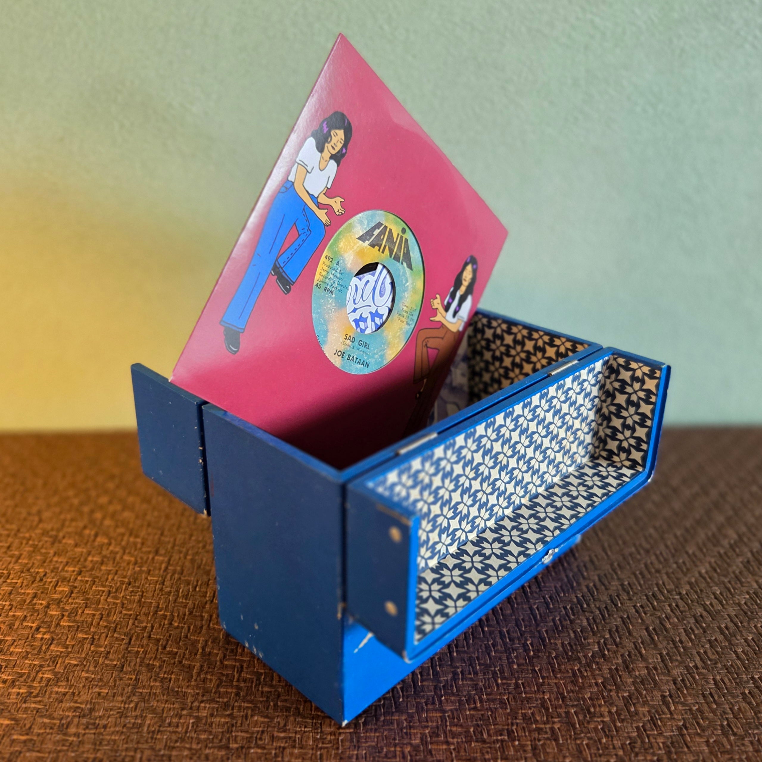 Vintage Record Box【Used】