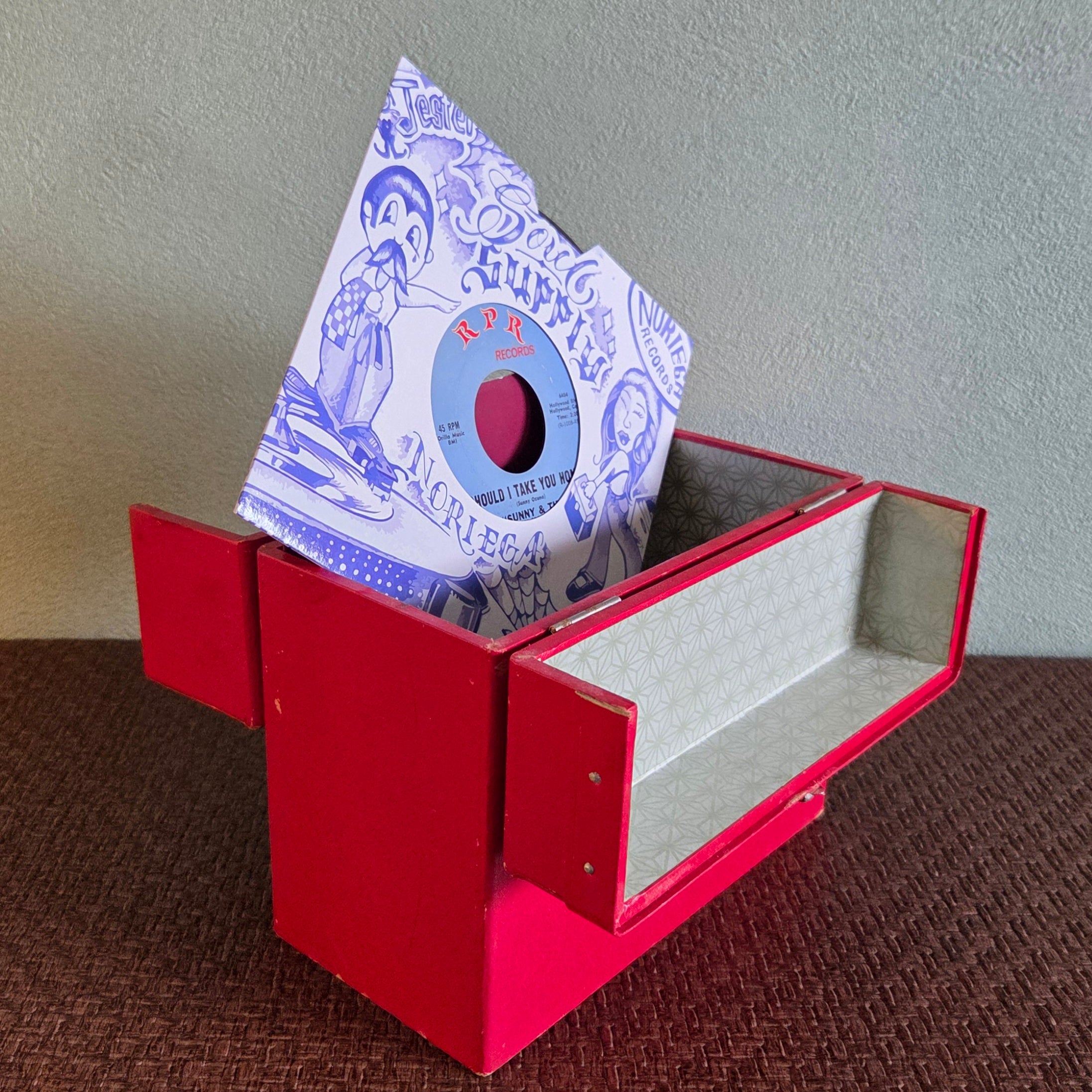 Vintage Record Box【Used】