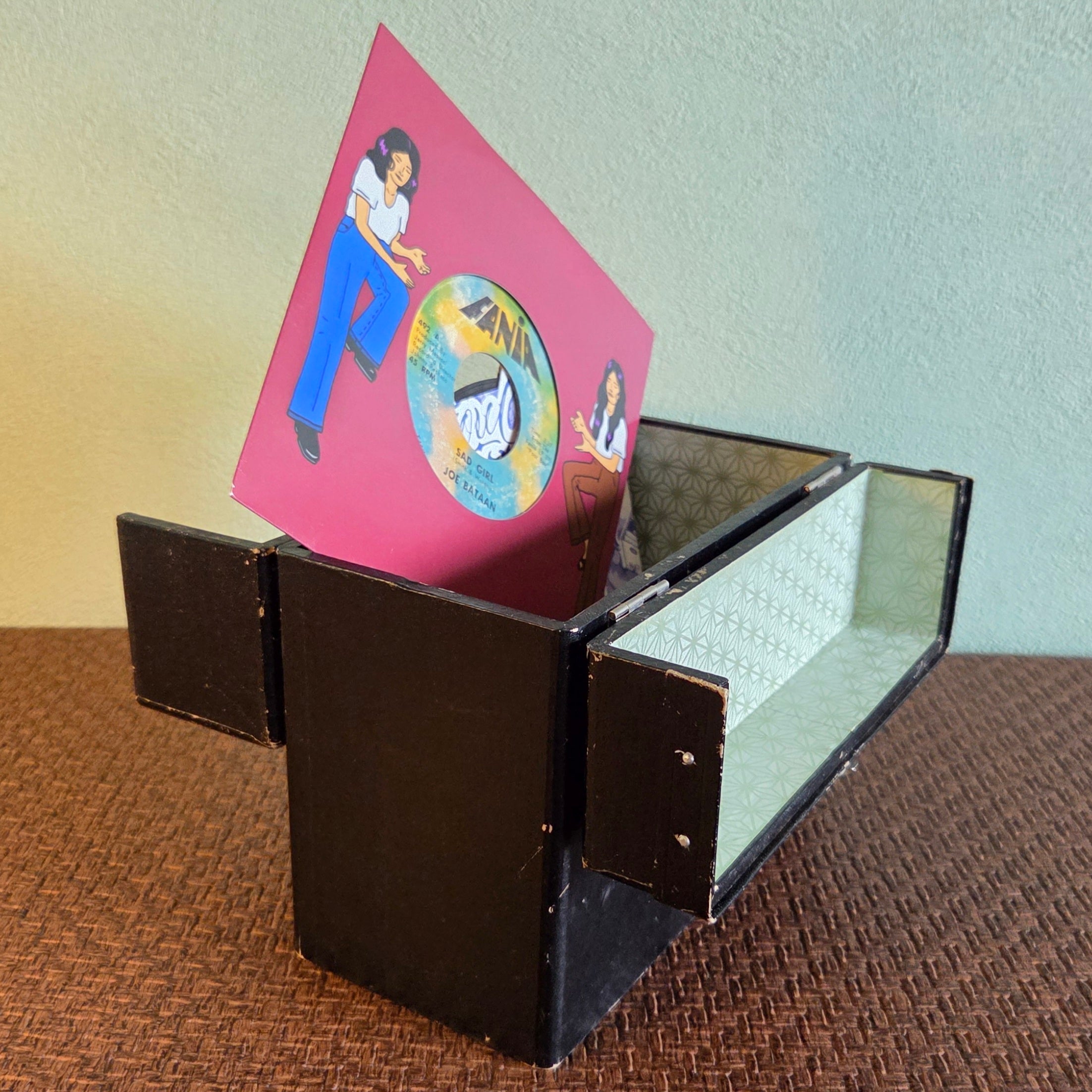 Vintage Record Box【Used】