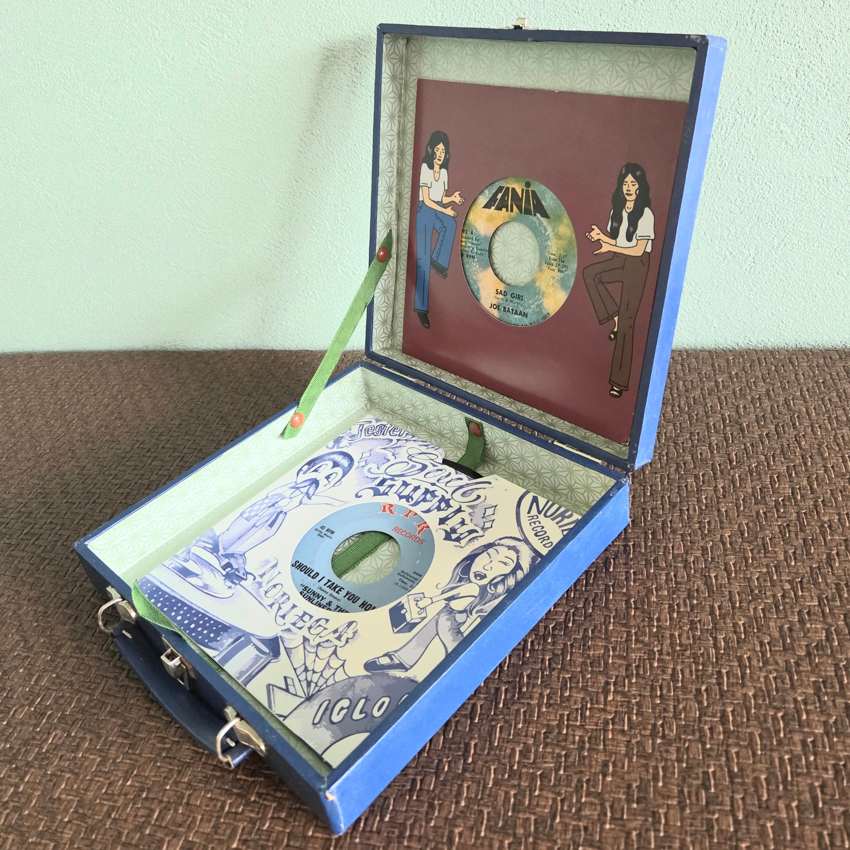 Vintage Record Box【Used】