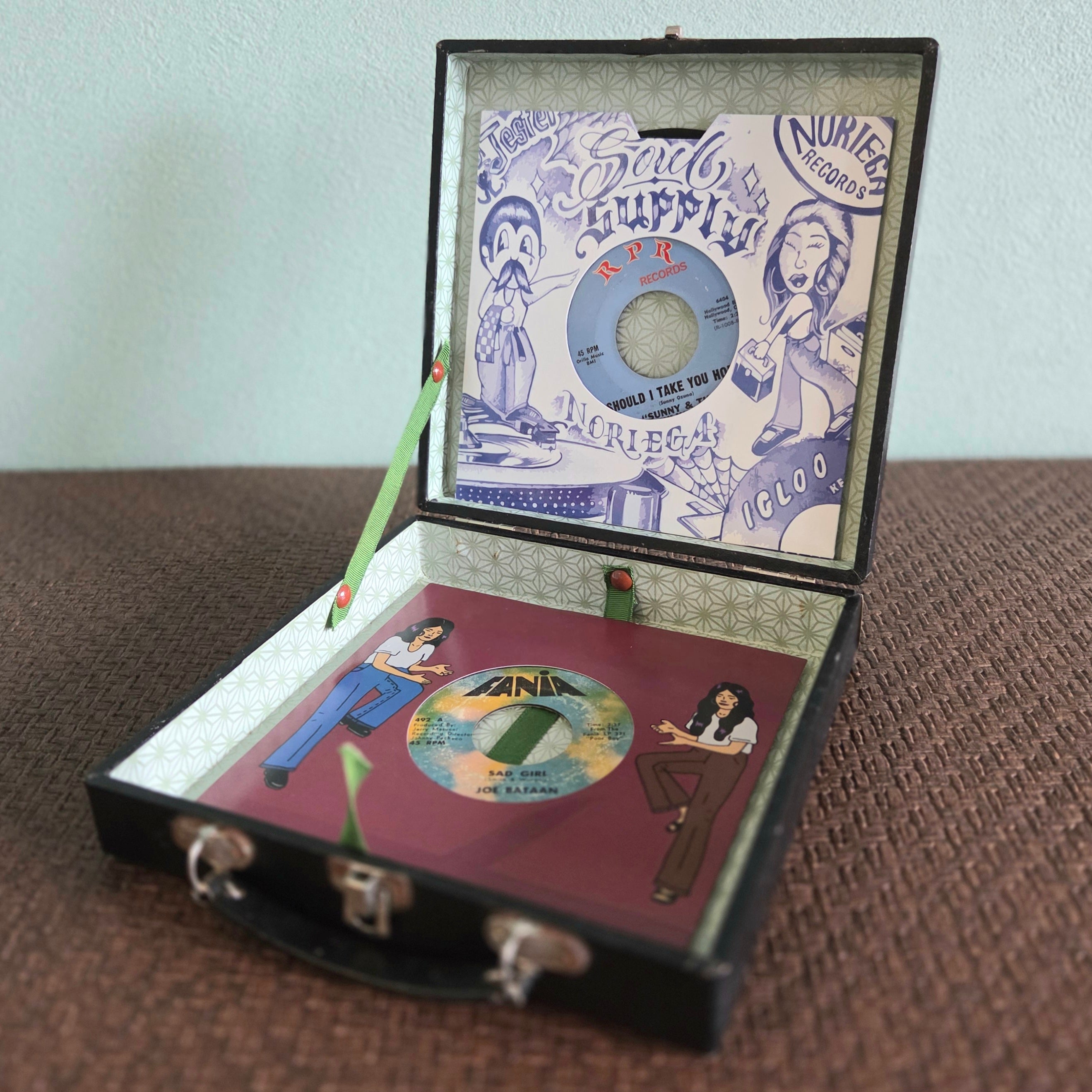 Vintage Record Box【Used】