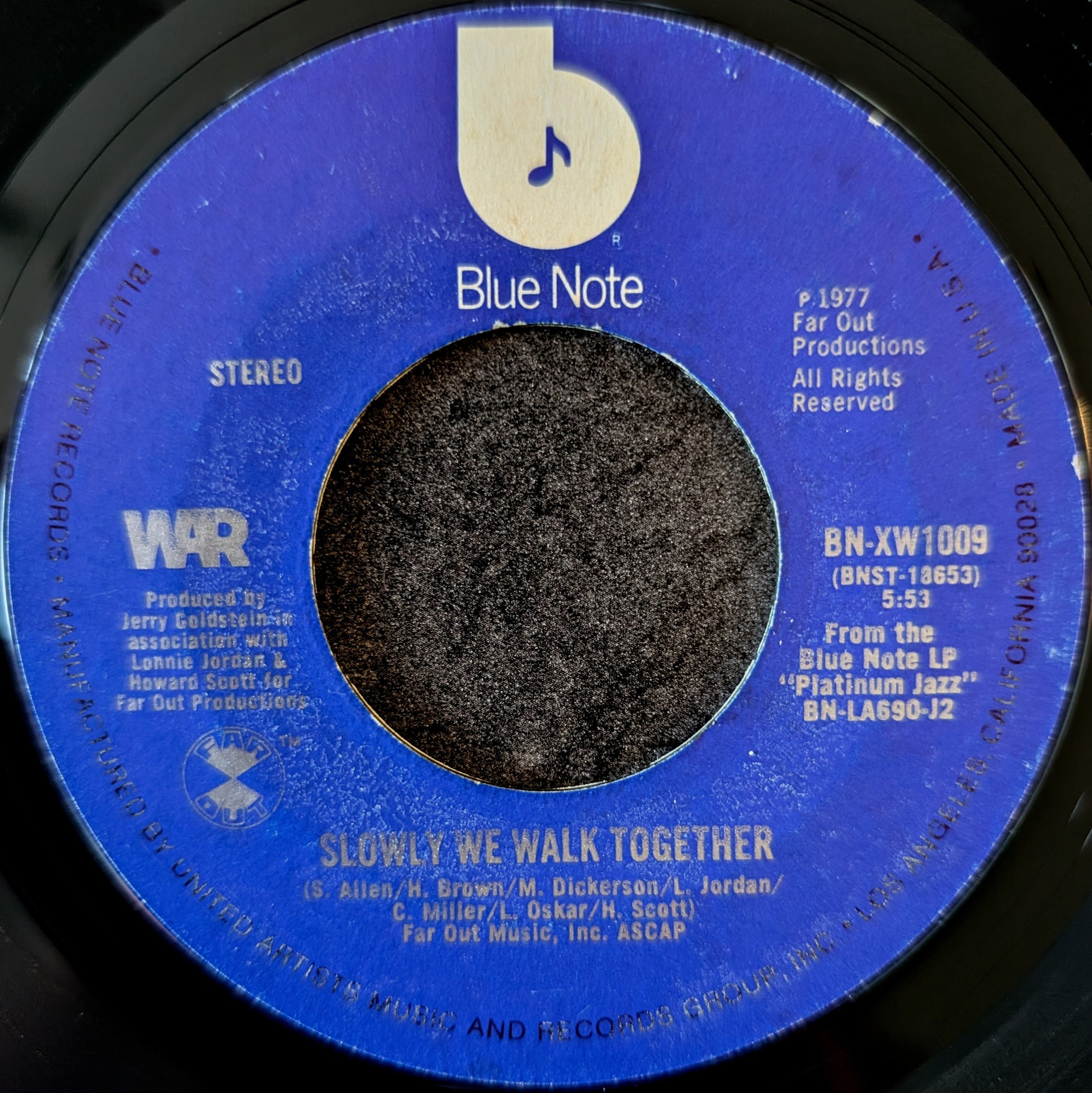 WAR-L.A Sunshine/Slowly we walk together