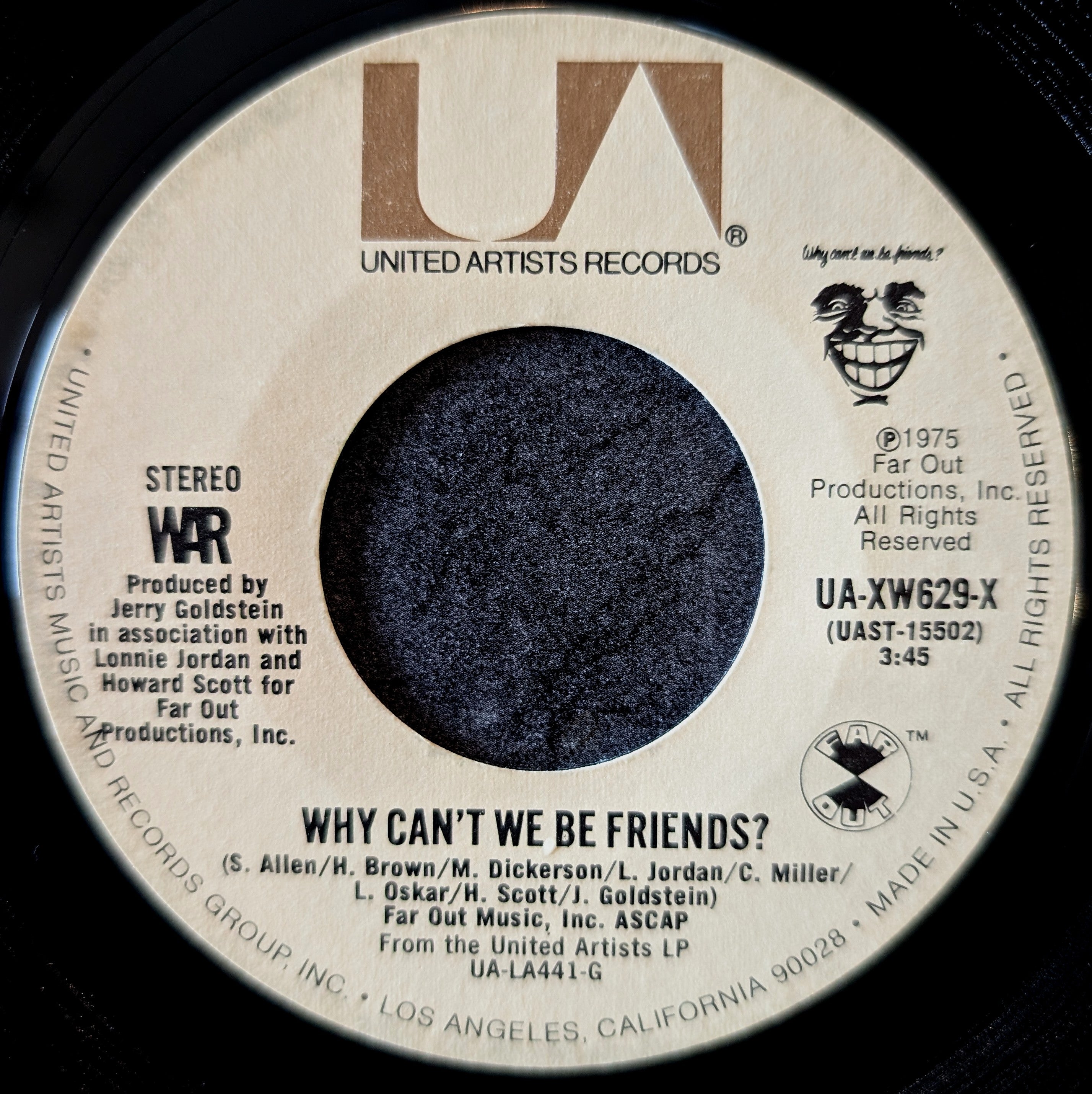 WAR-Why can't we be friends?/ In Mazatlan