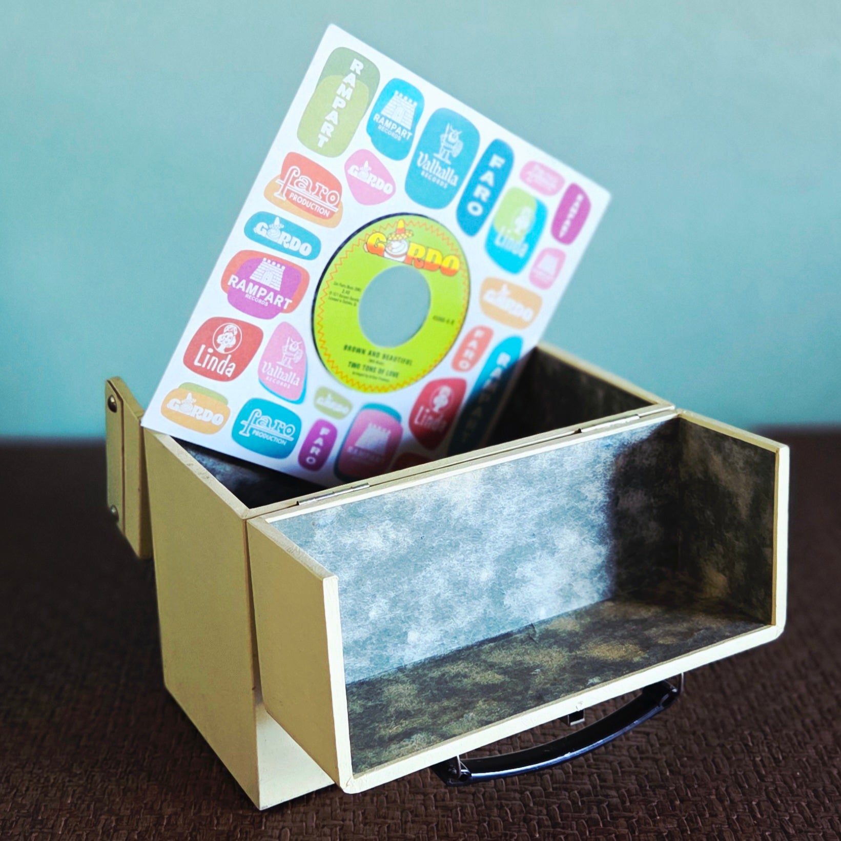 Vintage Record Box【USED】