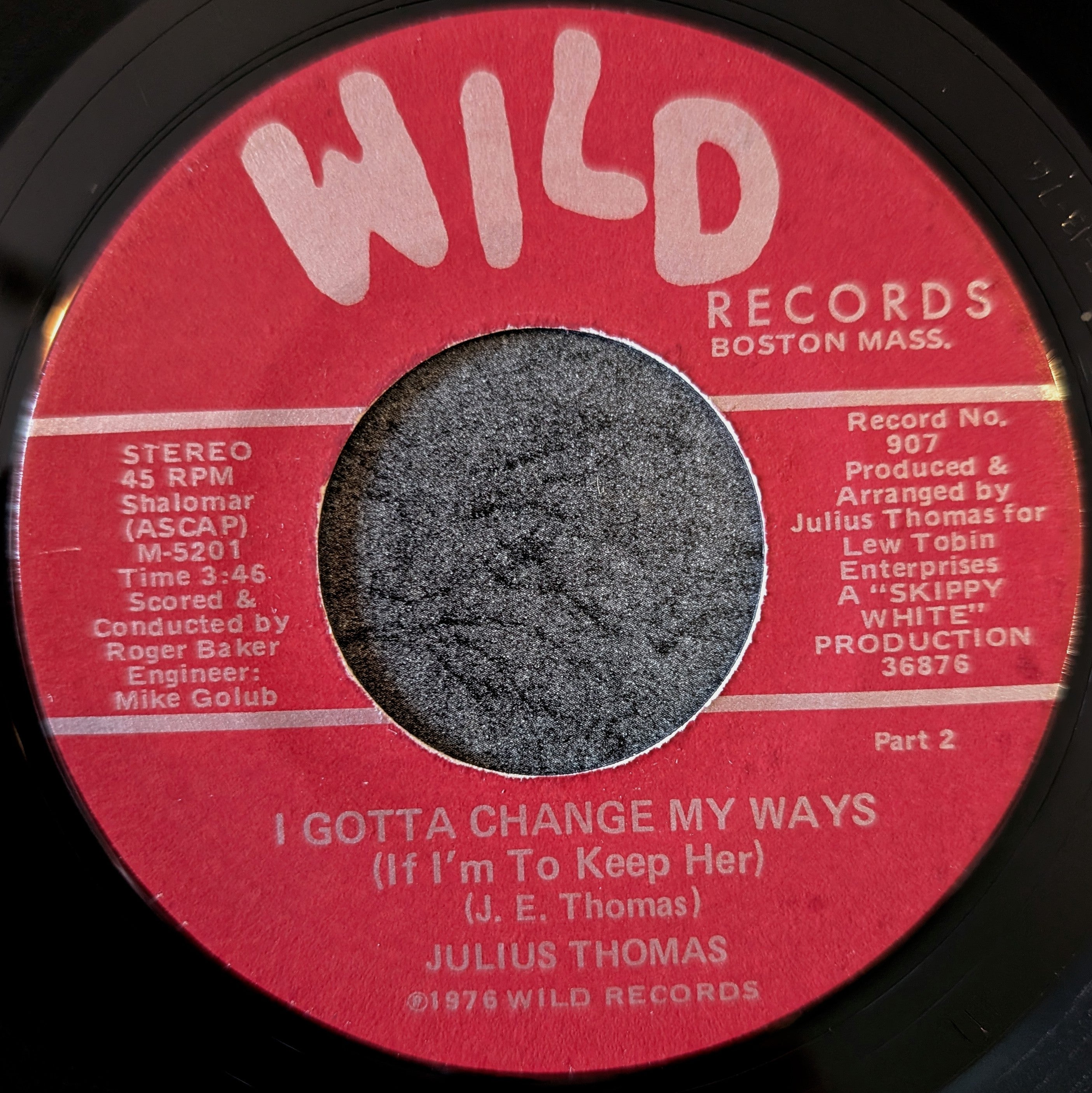 Julius Thomas- I gotta change my ways(If I'm to keep her)/ Part 2