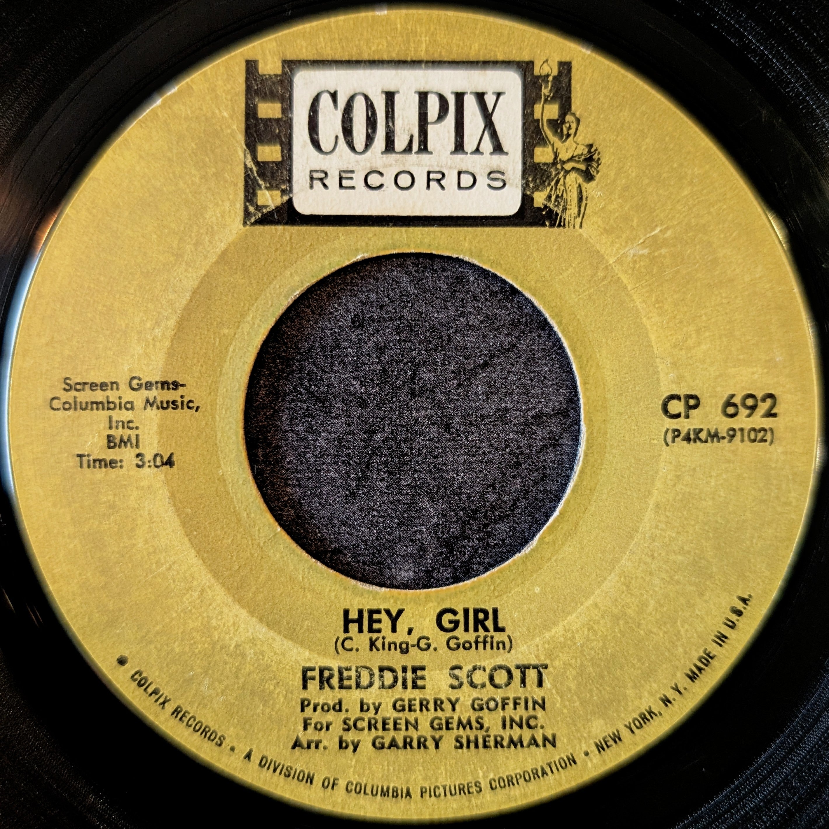 Freddie Scott-Hey Girl/ The side