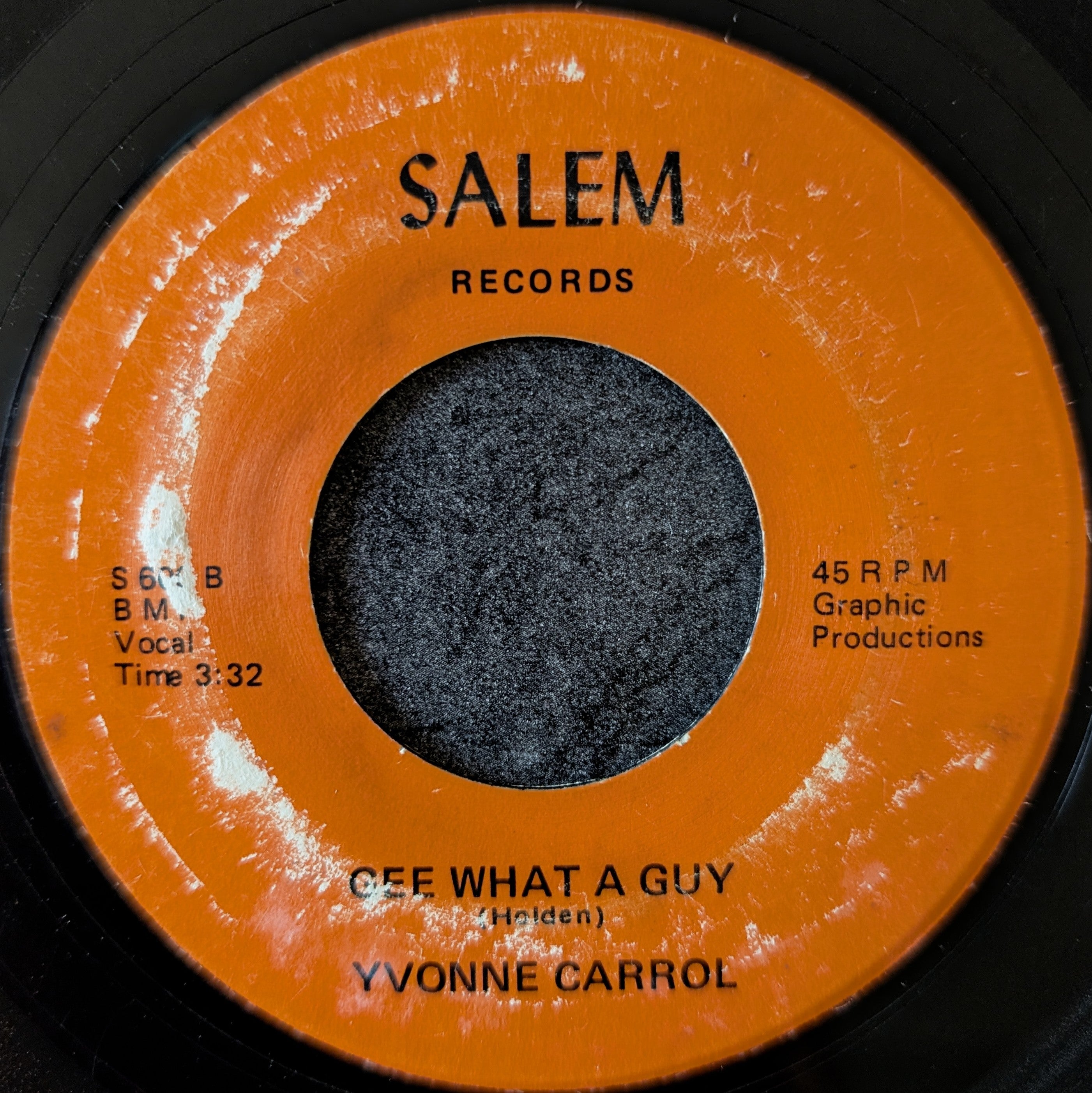 Thee Midniters-Yvonne Carrol-That's all/ Gee what a guy