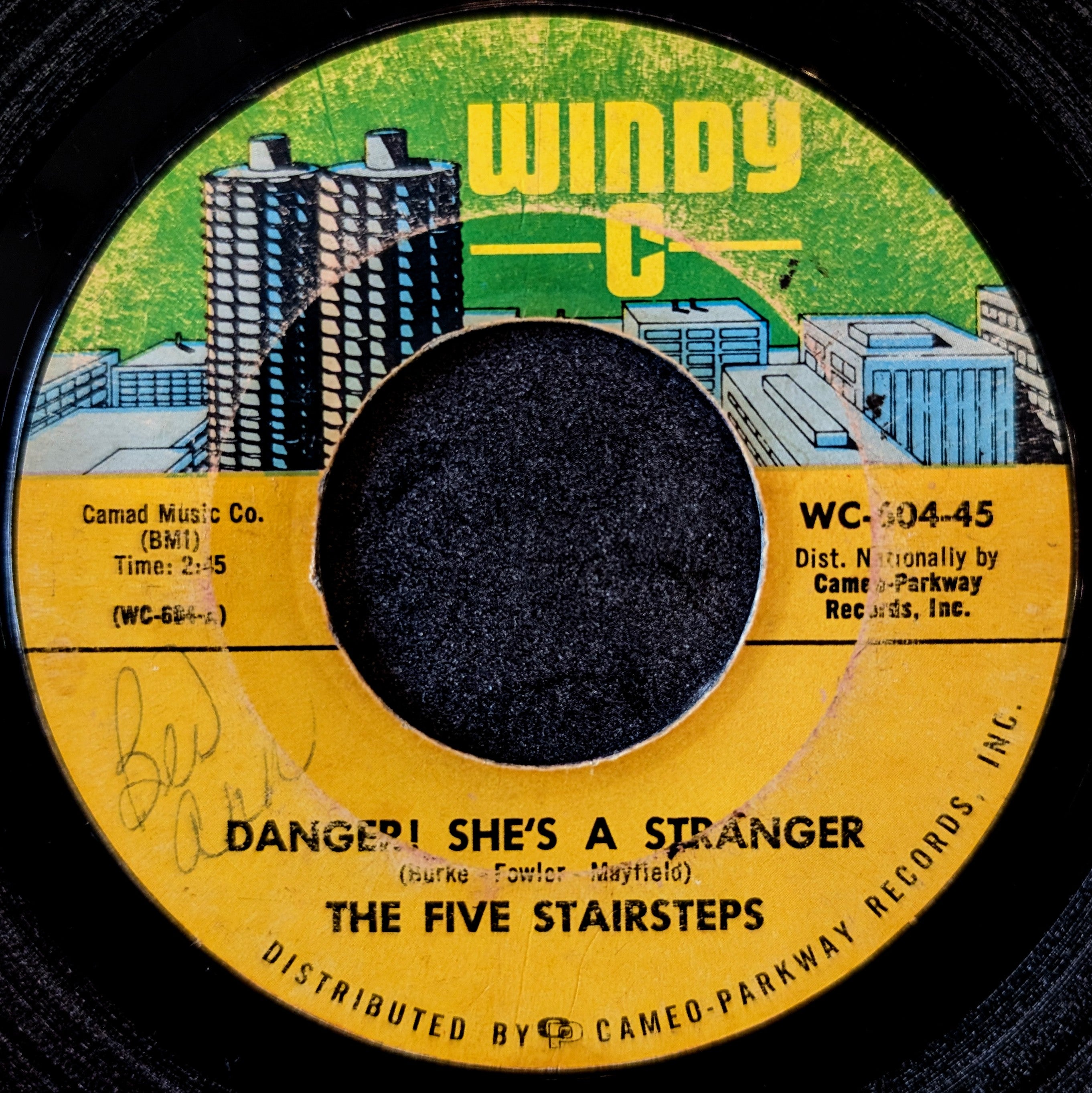 The Five Stairsteps-Danger! She's a stranger/Behind Curtains