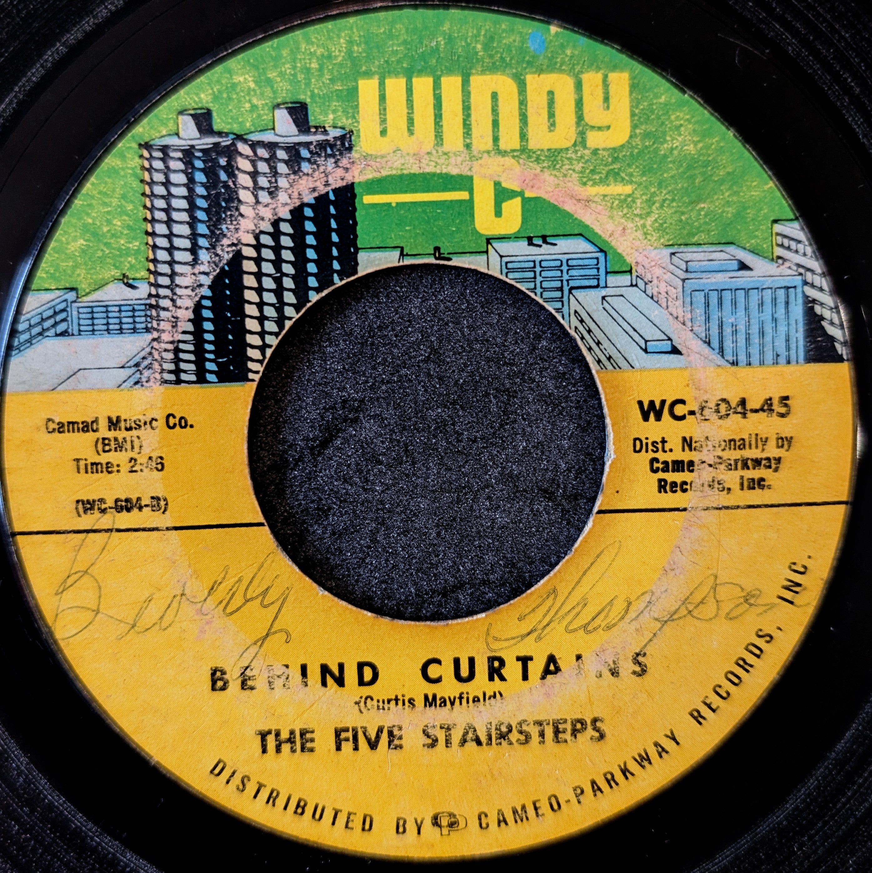 The Five Stairsteps-Danger! She's a stranger/Behind Curtains