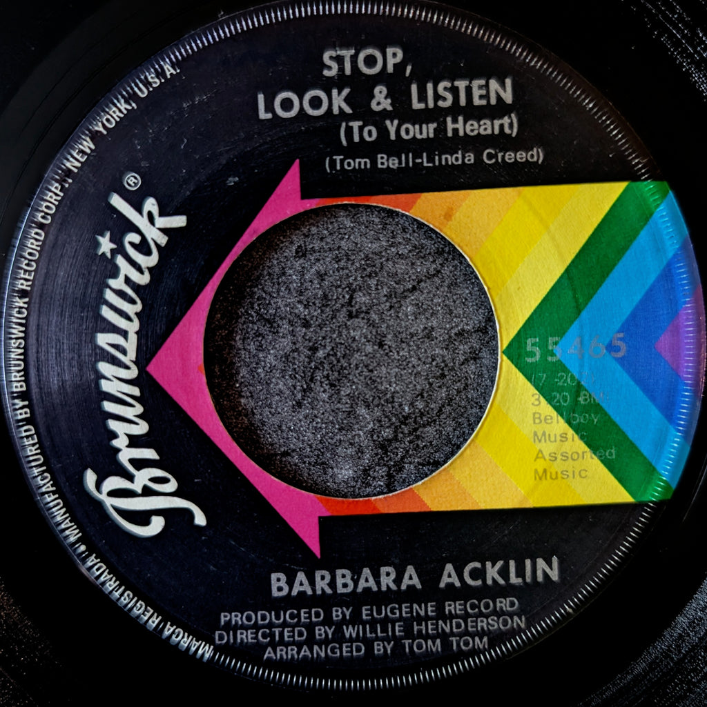 Barbara Acklin-Lady Lady Lady/ Stop look and listen