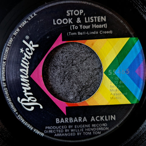 Barbara Acklin-Lady Lady Lady/ Stop Look and Listen
