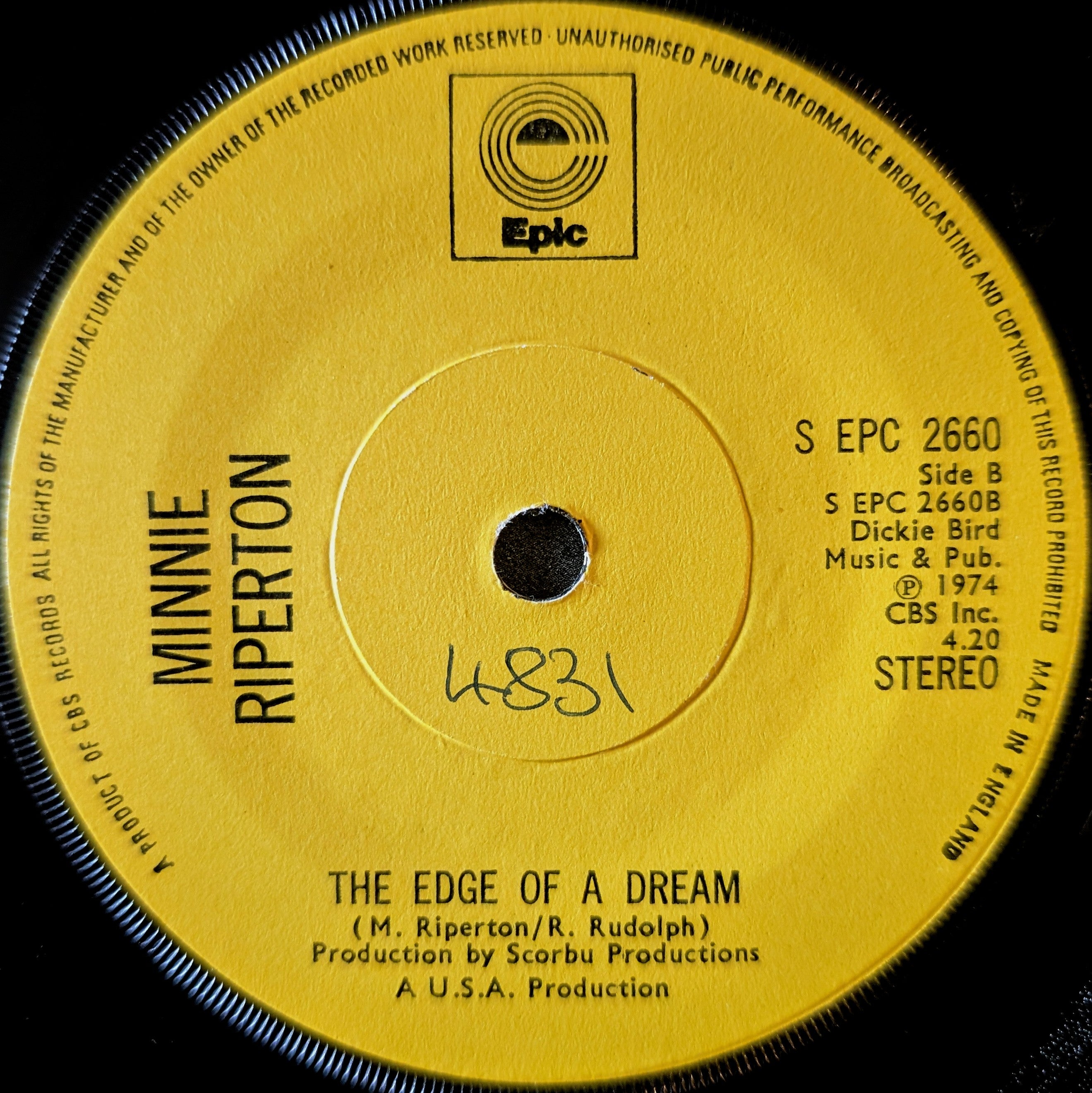 Minnie Riperton-Seeing you this way/ The Edge of a dream