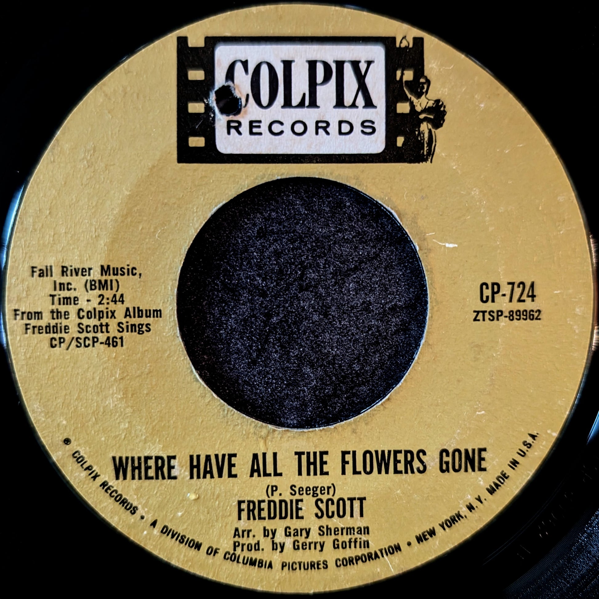 Freddie Scott-Where does love go/ Where have all the flowers gone
