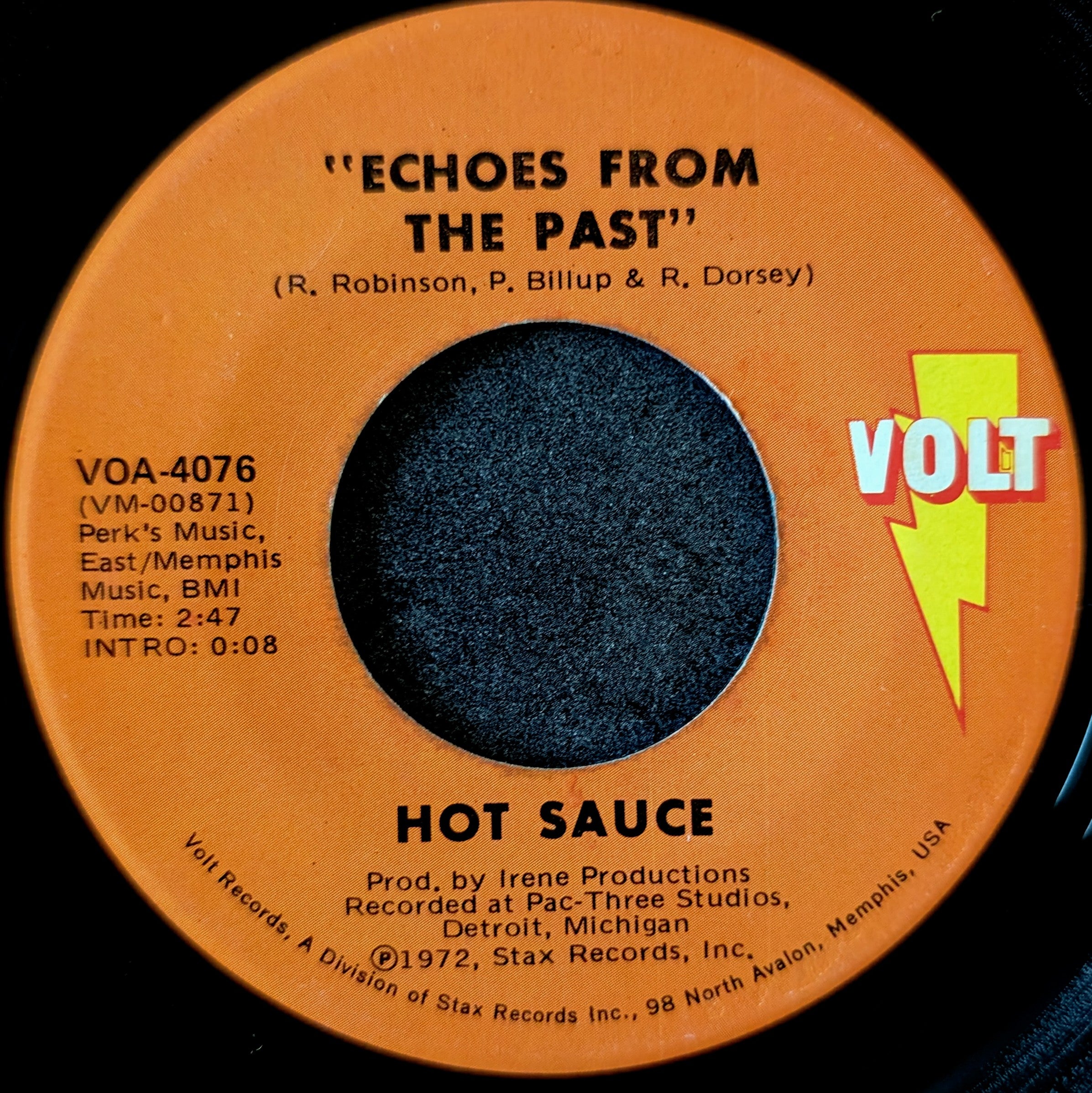 Hot Sauce-Echoes from the past/ Bring it home(And give it to me)