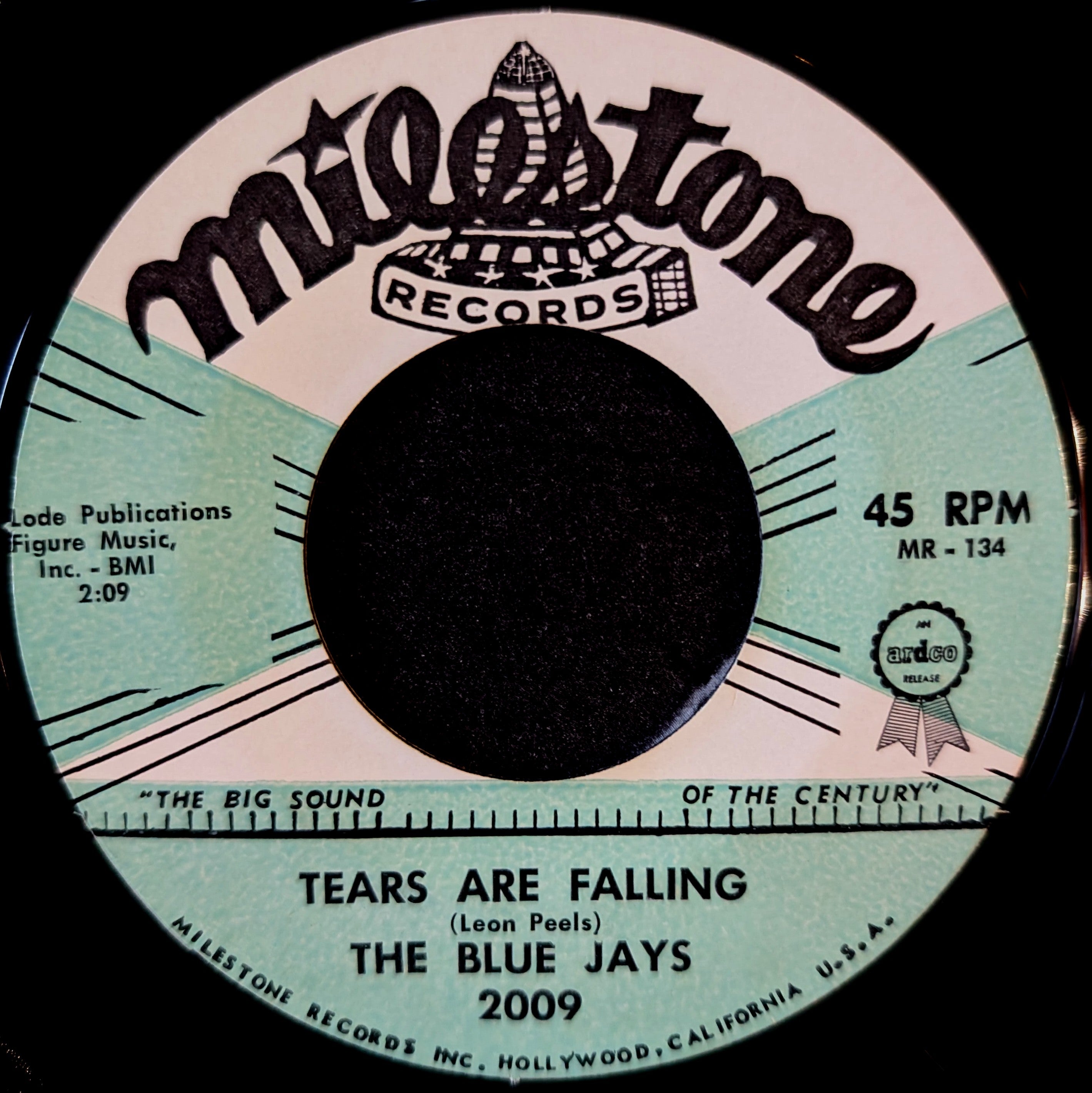 The Blue Jays-Tears are falling/ Tree tall len