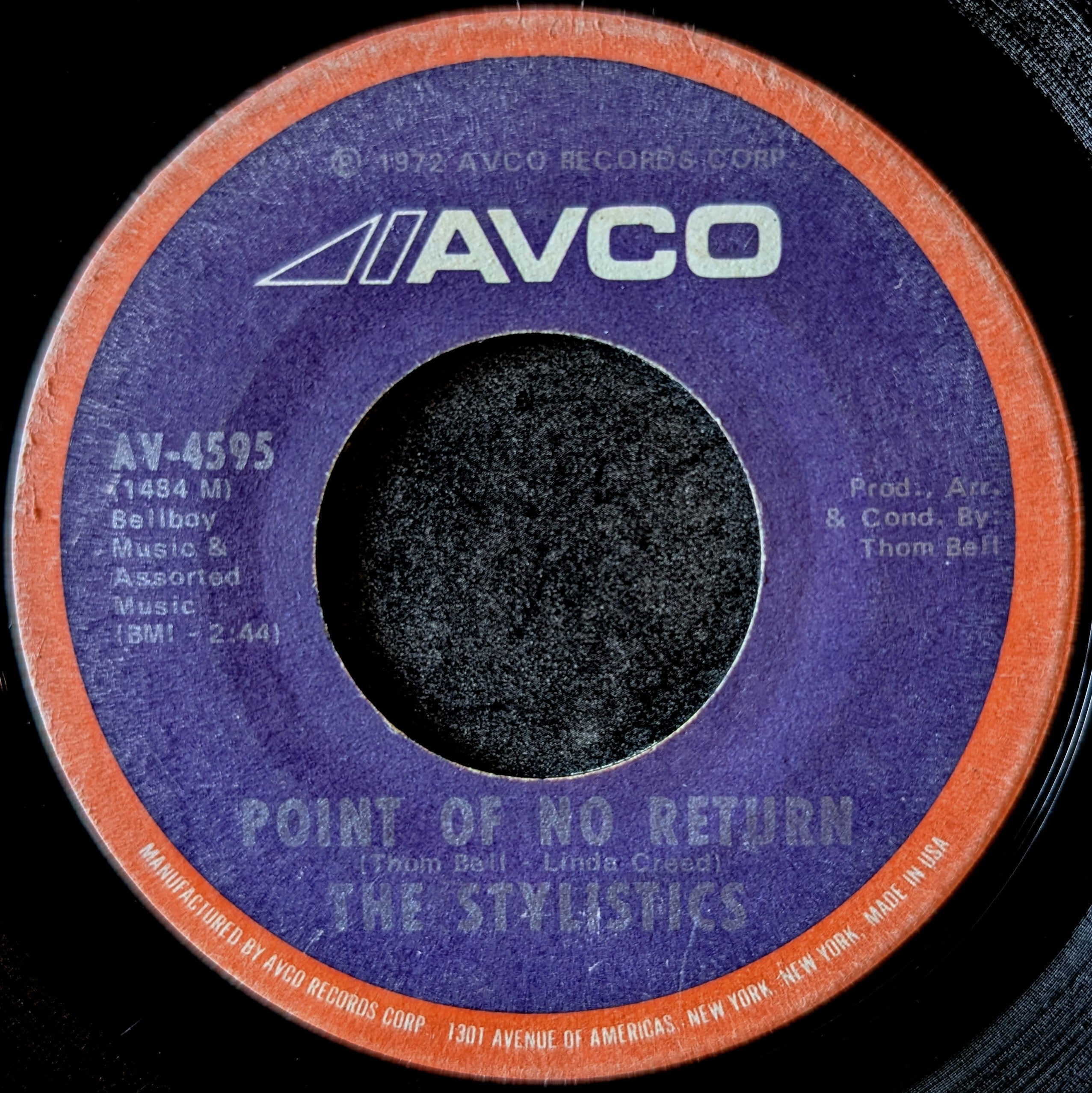 The Stylistics-People make the world go round/Point of no return