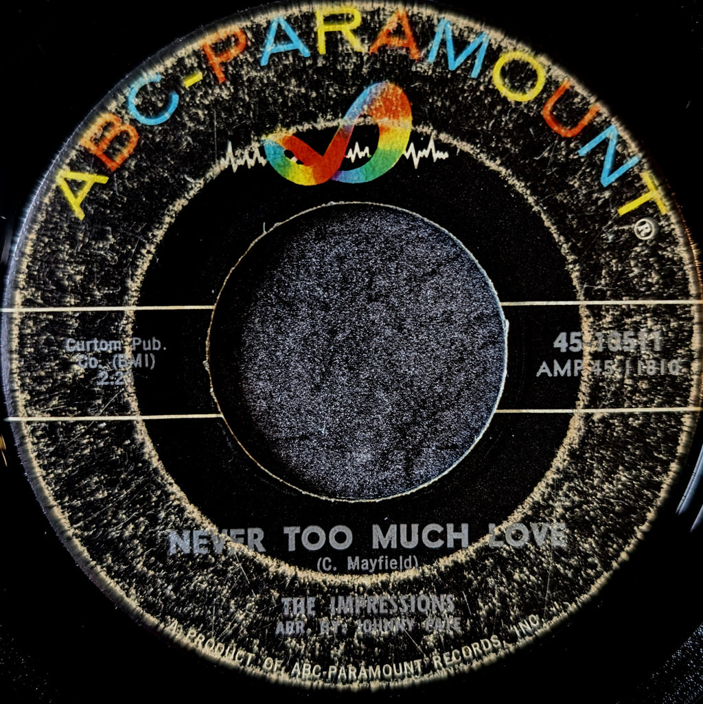 The Impressions-Talking about my baby/ Never too much love