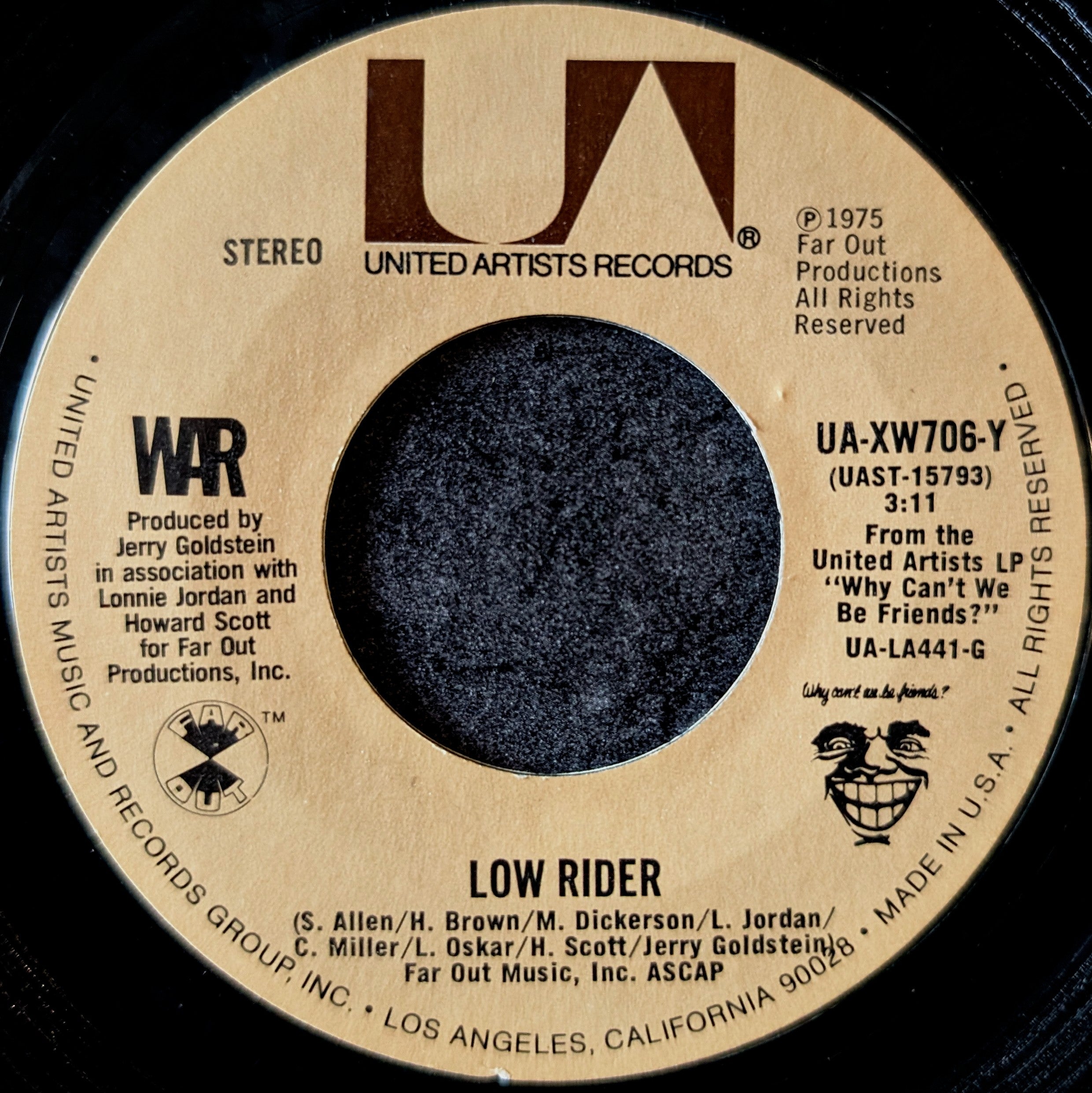 War-Low rider/ So