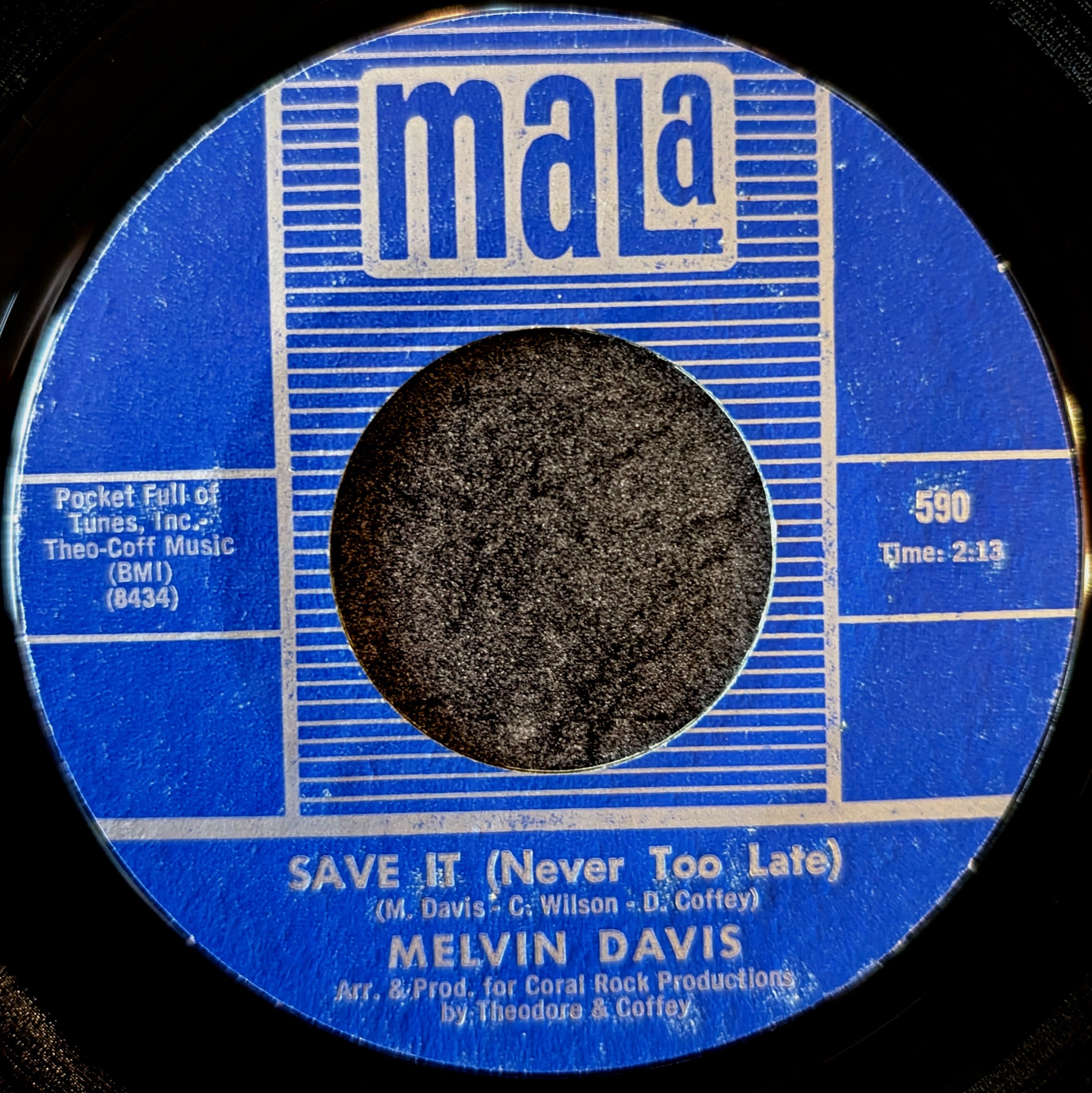 Melvin Davis-Save it(Never too late)/ This love was meant to be