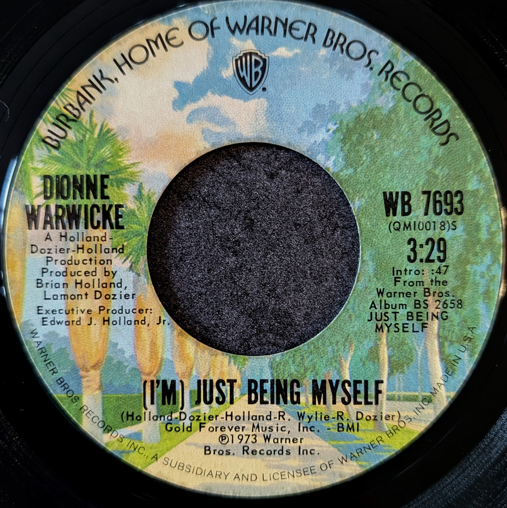 Dionne Warwicke-(I'm)Just being myself/ You're gonna need me