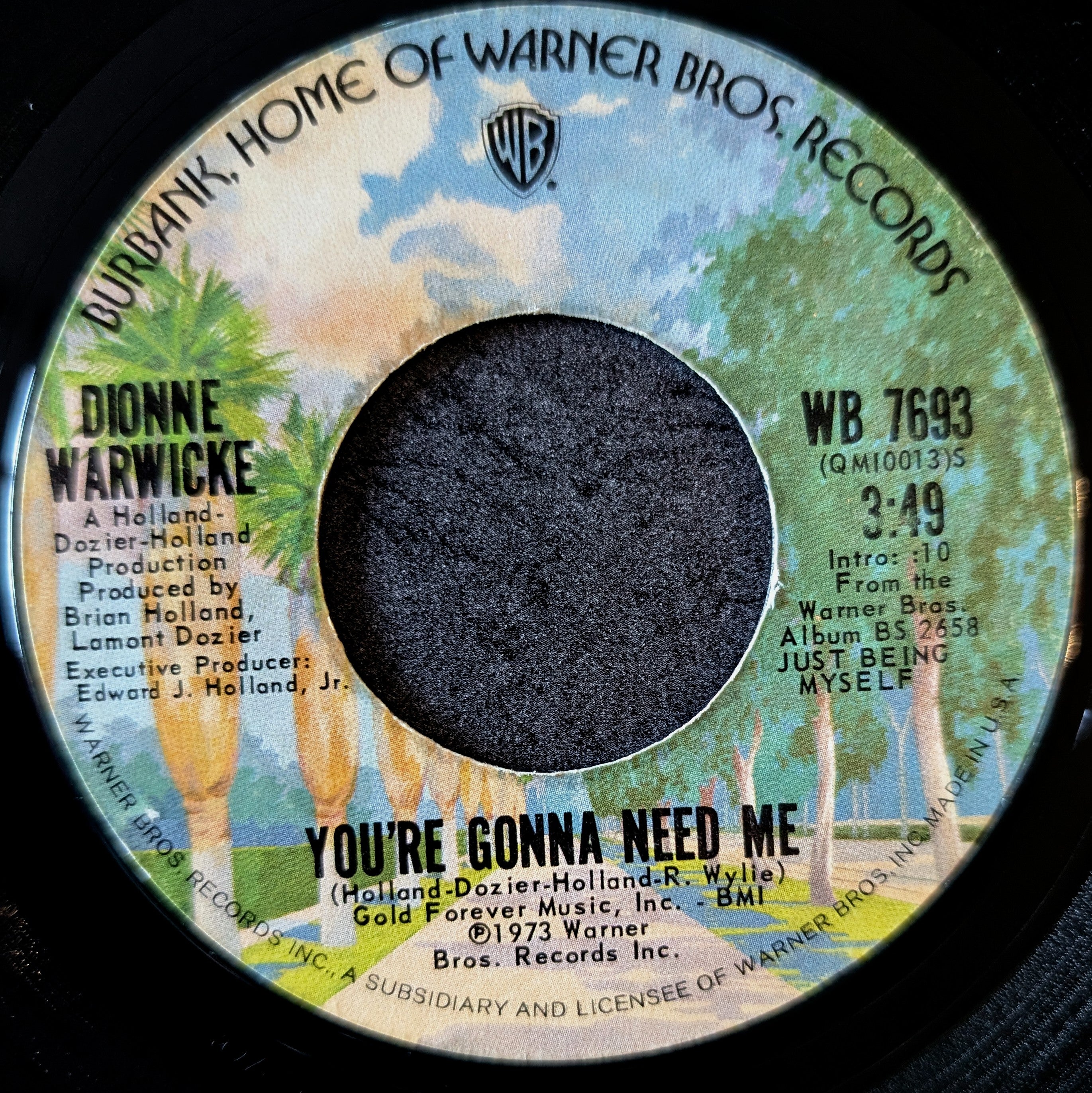 Dionne Warwicke-(I'm)Just being myself/ You're gonna need me