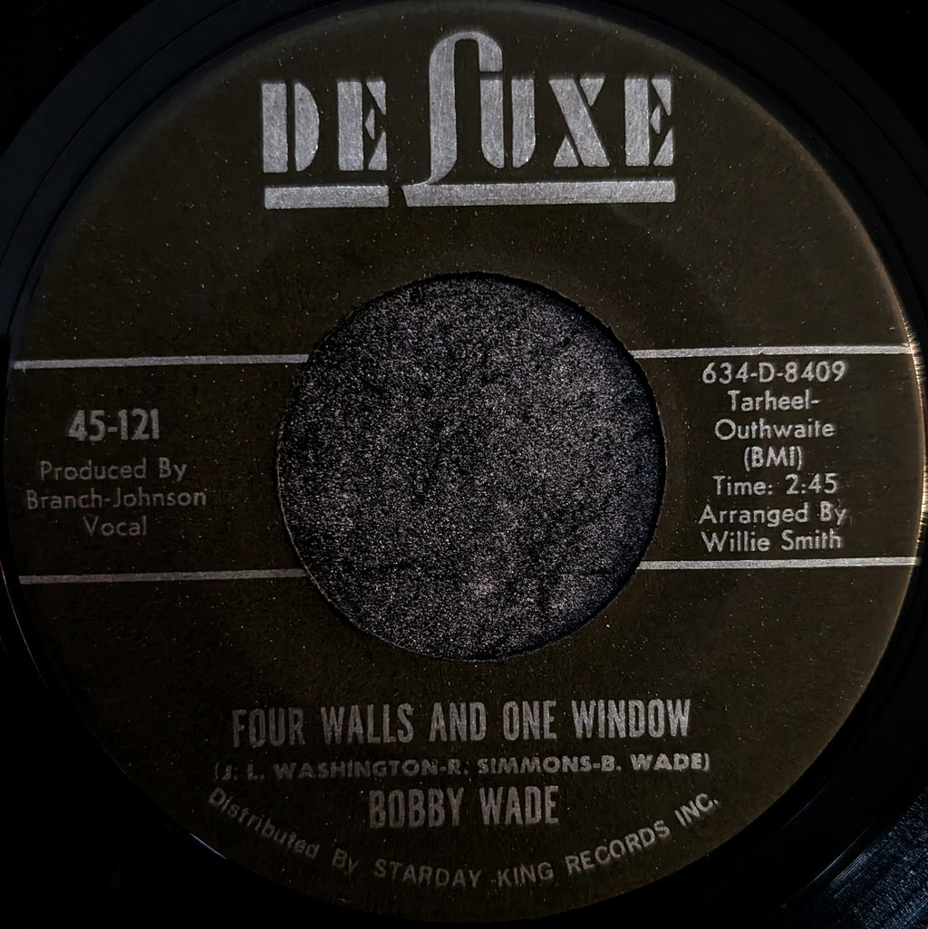 Bobby Wade-Can’t you hear me calling/For walls and one window