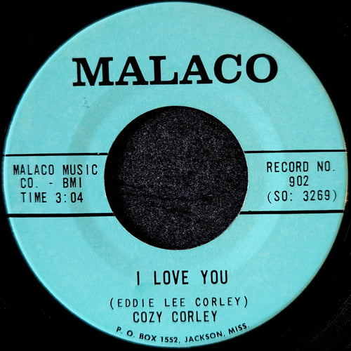 Cozy Corley - It's All Over / I Love You