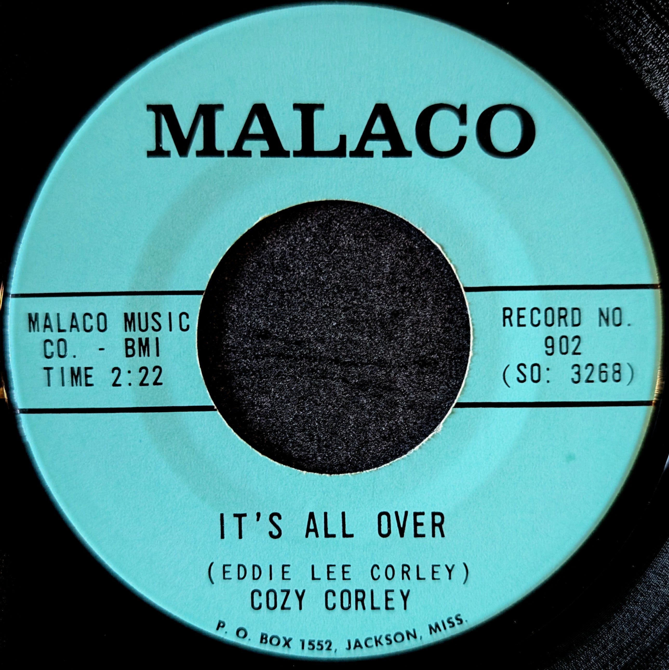 Cozy Corley-It's all over/ I love you