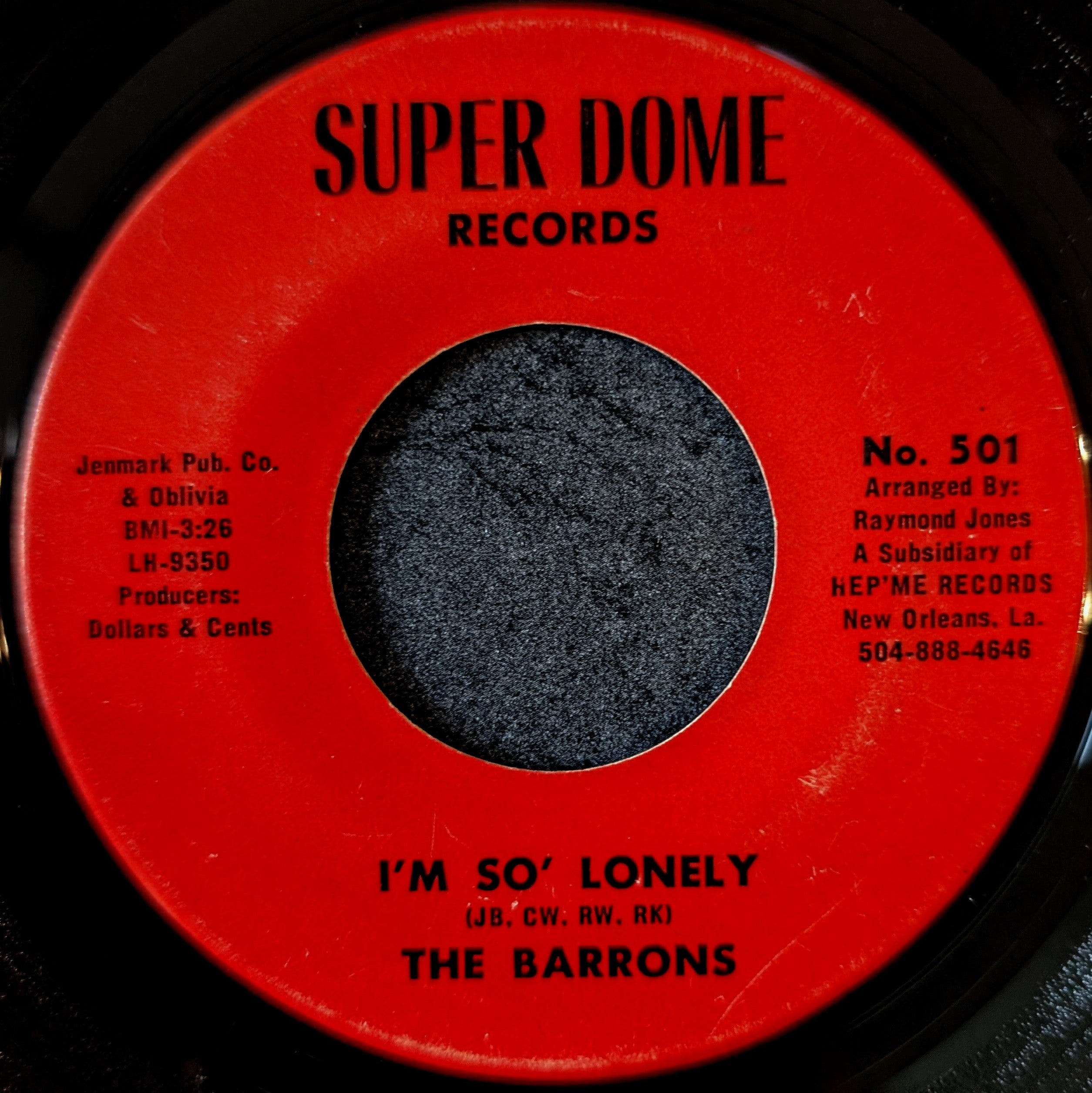 The Barrons-Some kind of fool/ I'm so lonely