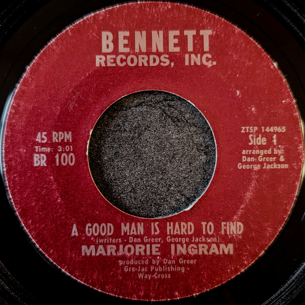Marjorie Ingram-A good man is hard to find/ I have no right to love you