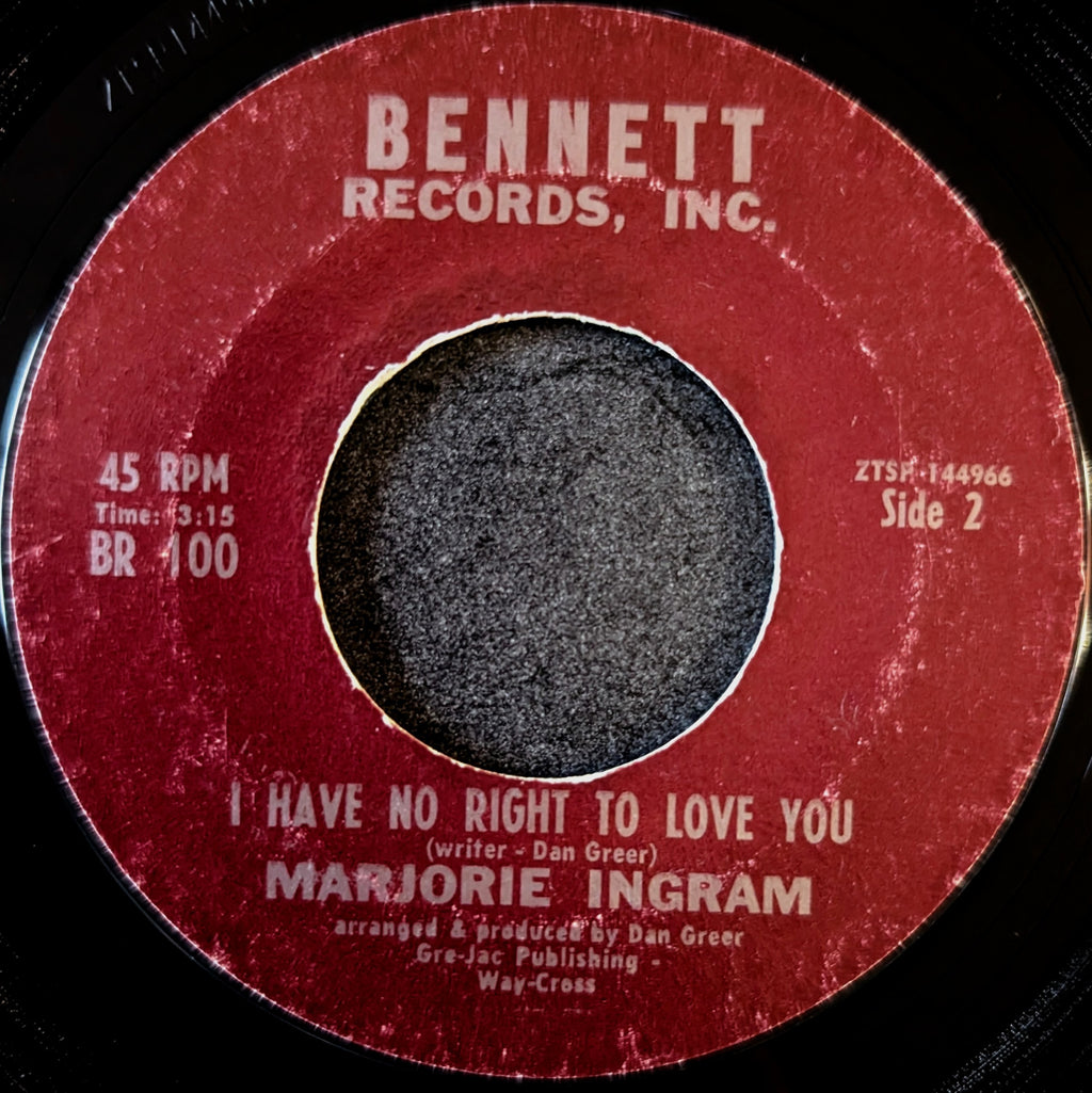 Marjorie Ingram-A good man is hard to find/ I have no right to love you
