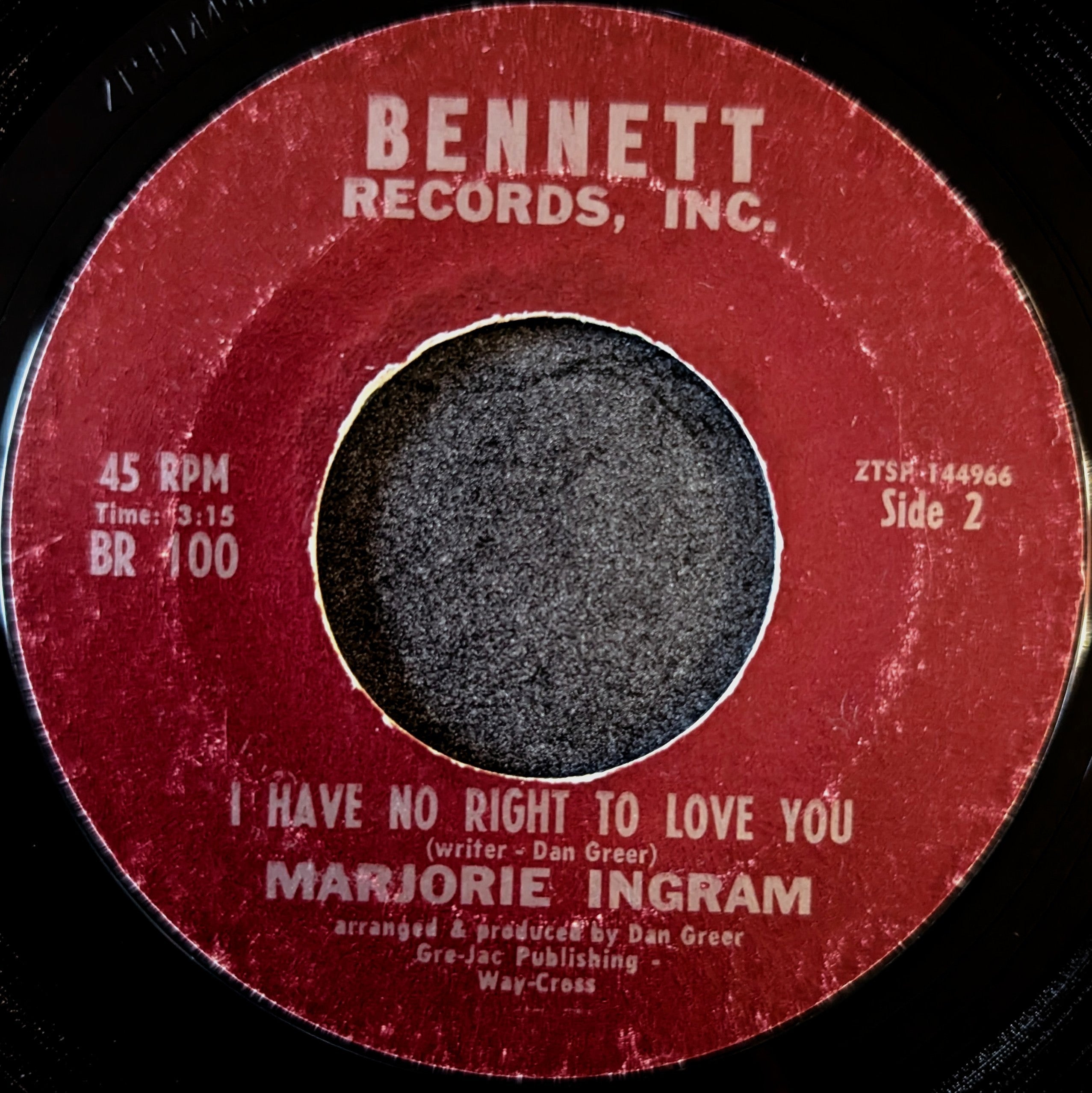 Marjorie Ingram-A good man is hard to find/ I have no right to love you