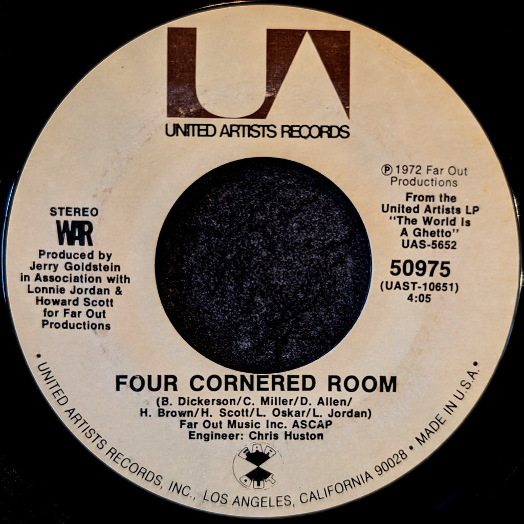 WAR-The world is a ghetto/ Four Cornered room