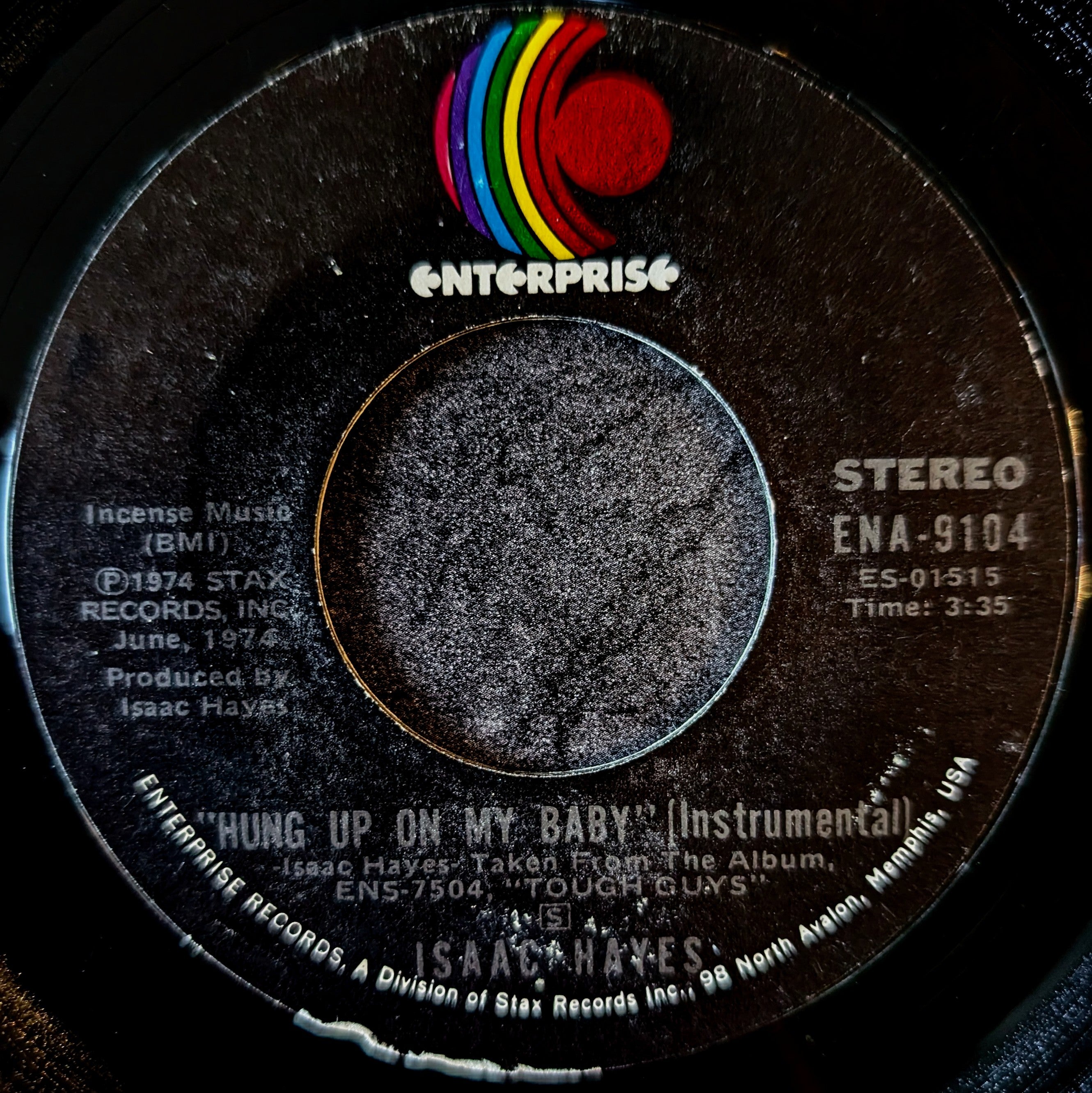 Issac Hayes- Title theme/ Hung up on my baby