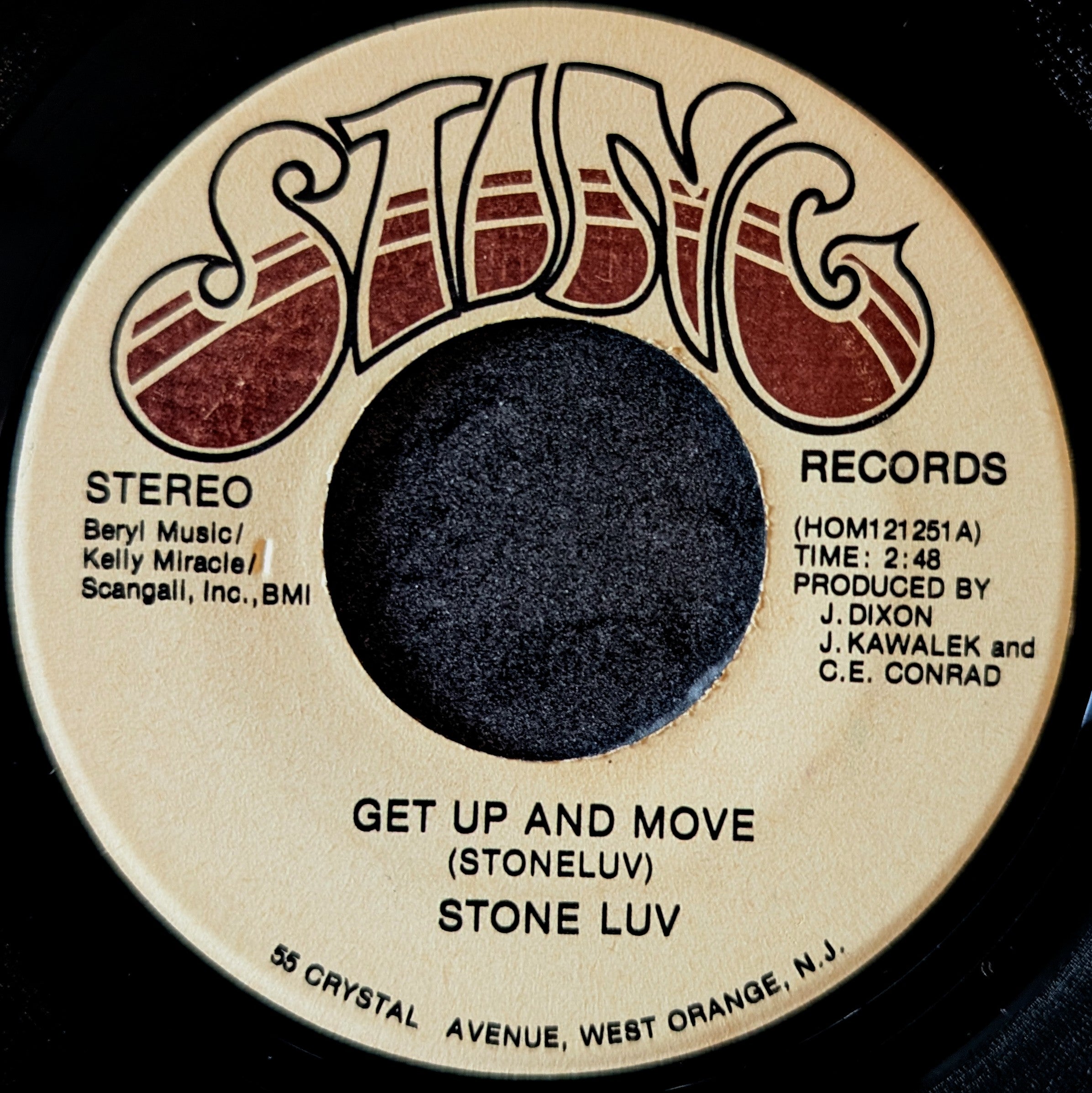 Stone Luv-Get up and move/ Never turn your back on the one you love