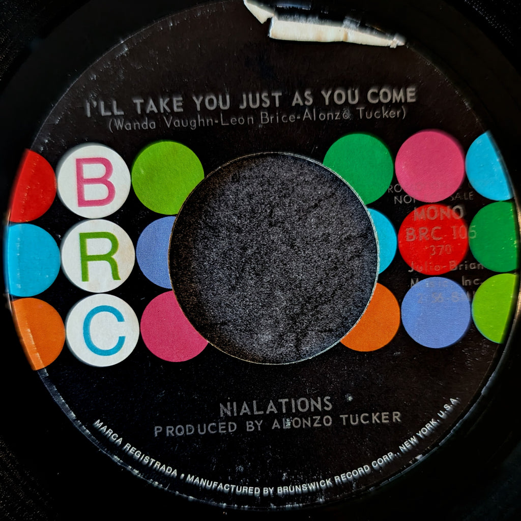 Nialations-I'll take you just as you come/I'll take you just as you come