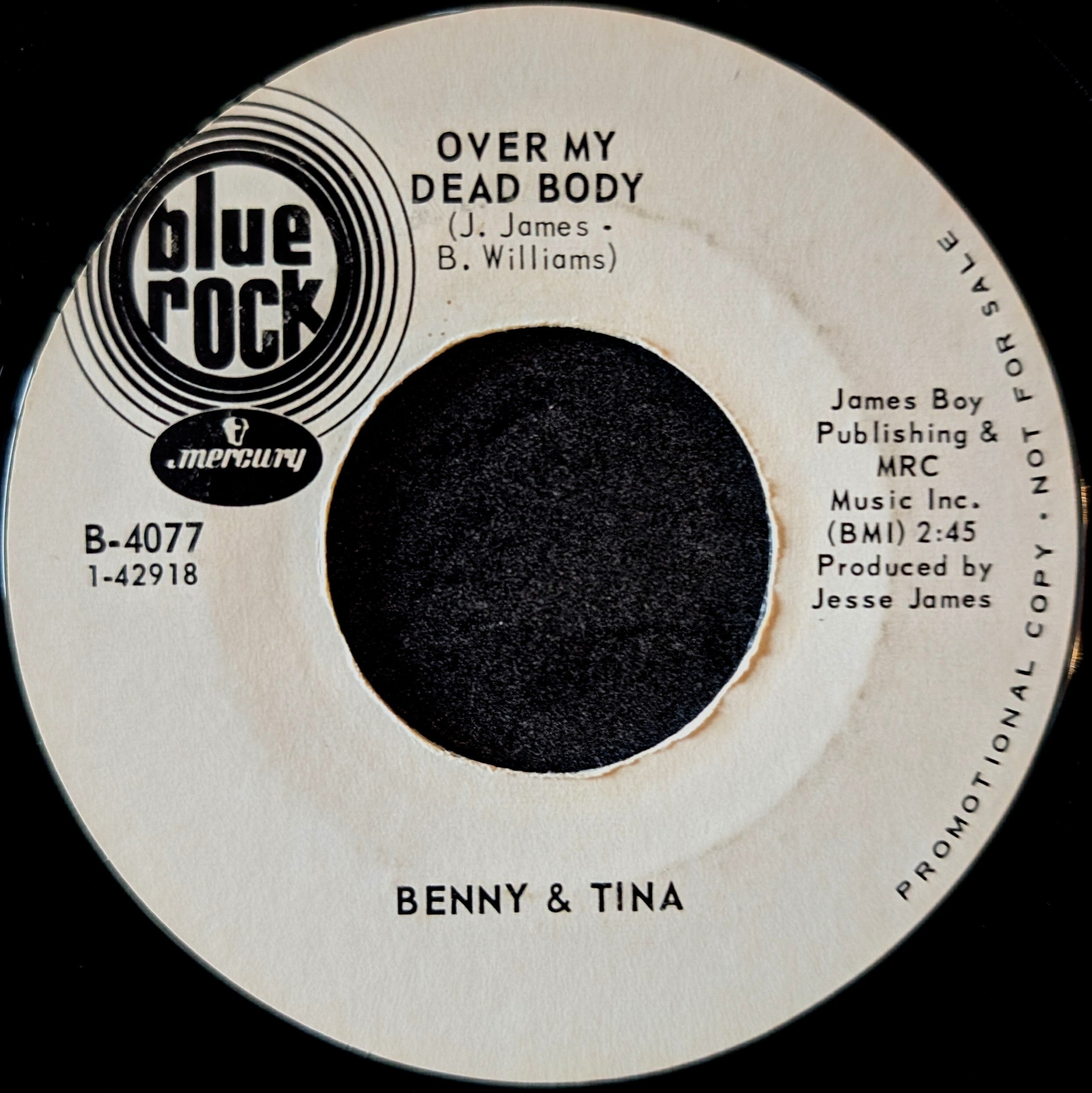 Benny ＆ Tina-This love is real/ Over my dead body