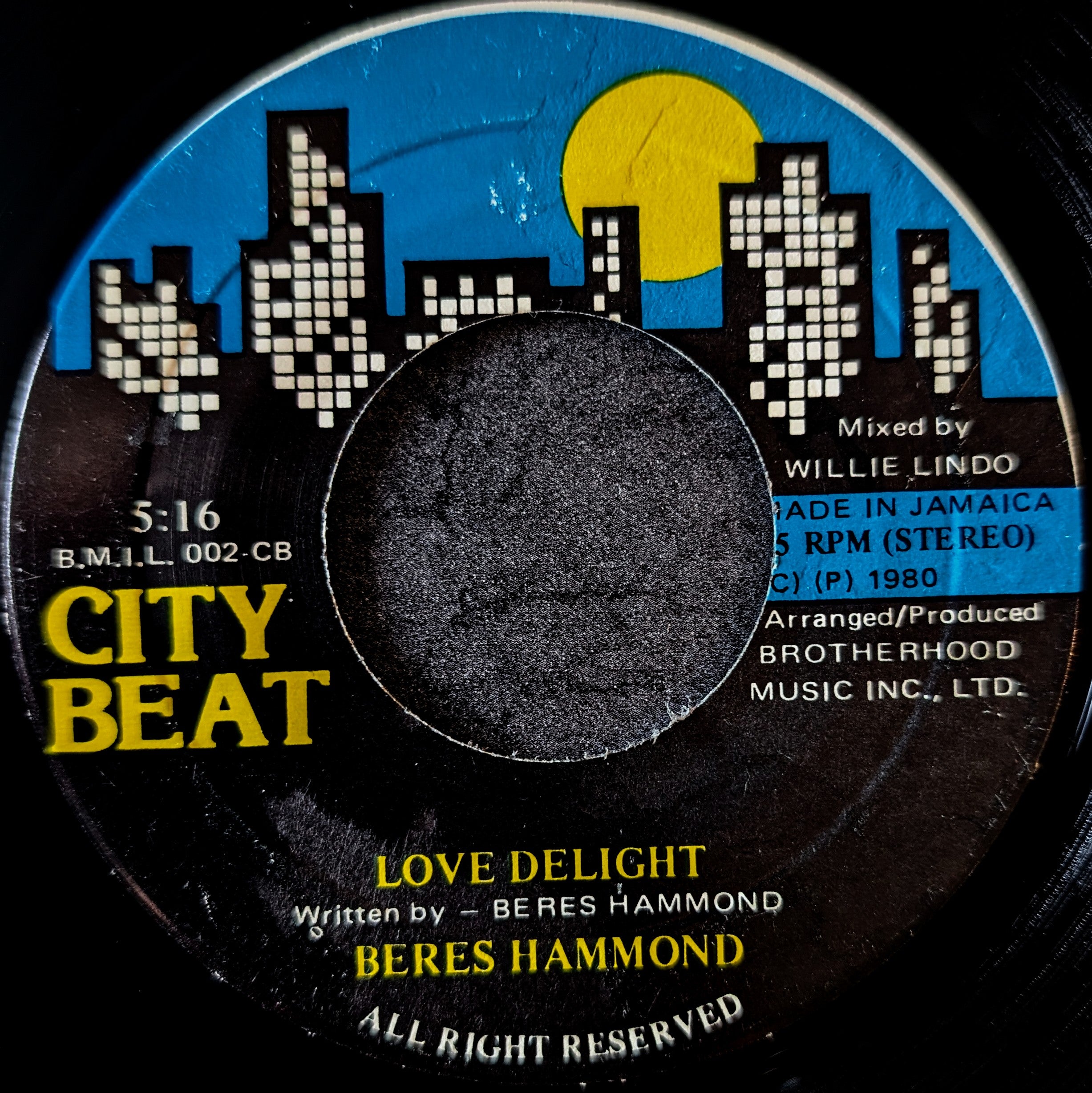 Beres Hammond-Love Delight/ If there is a song – 1st St Records