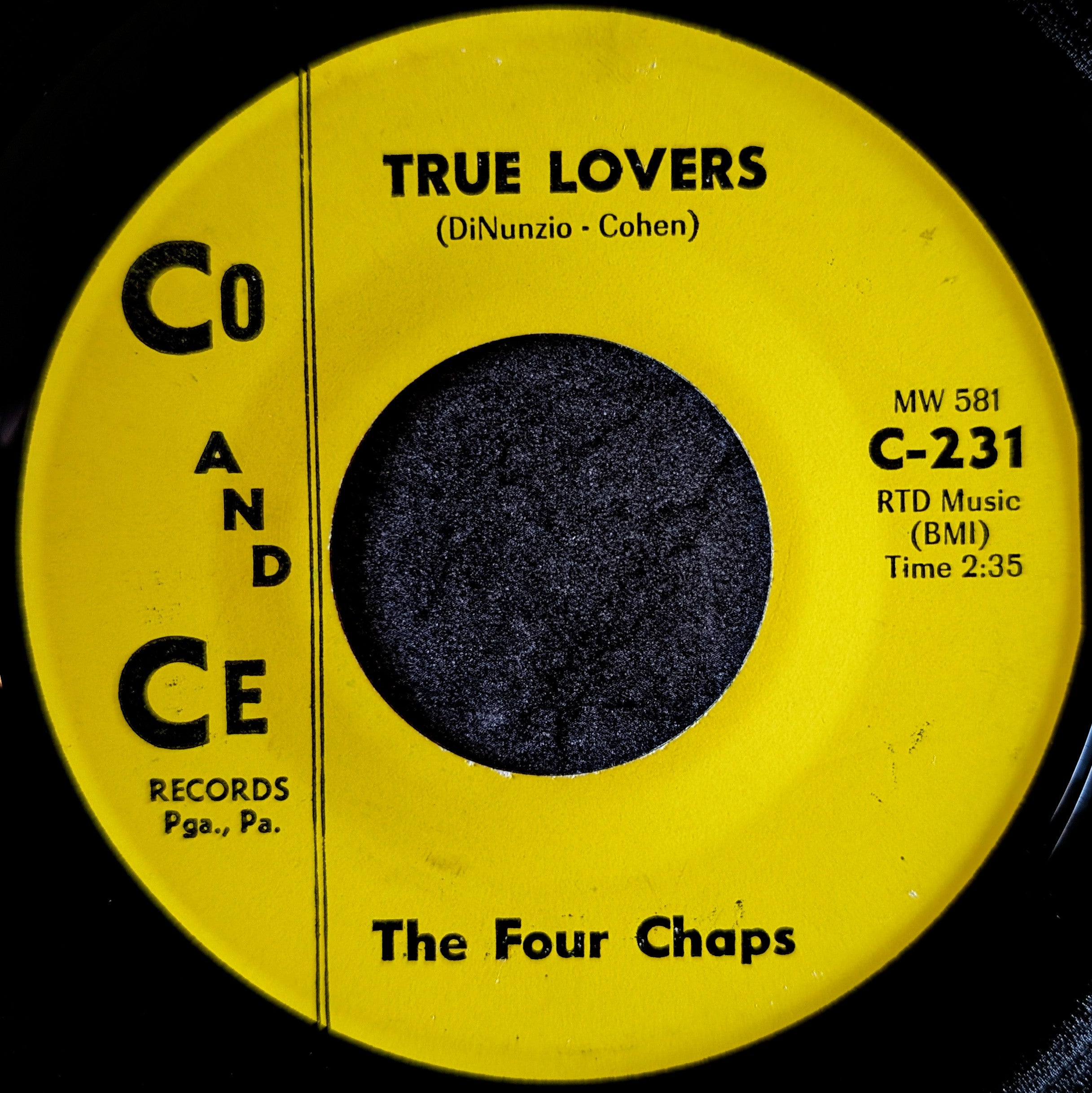 The Four Chops-True Lovers/ Will you or won't you