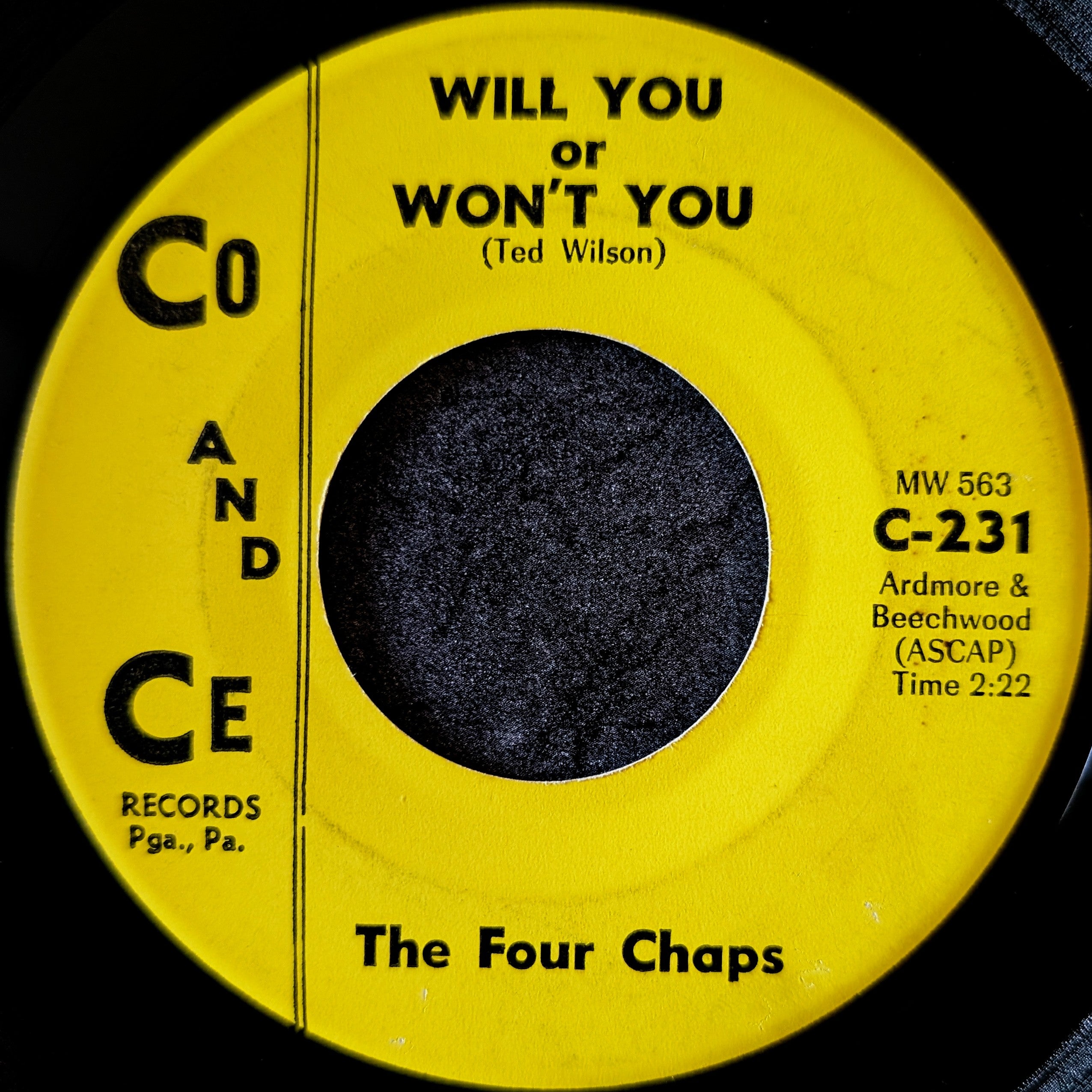 The Four Chops-True Lovers/ Will you or won't you